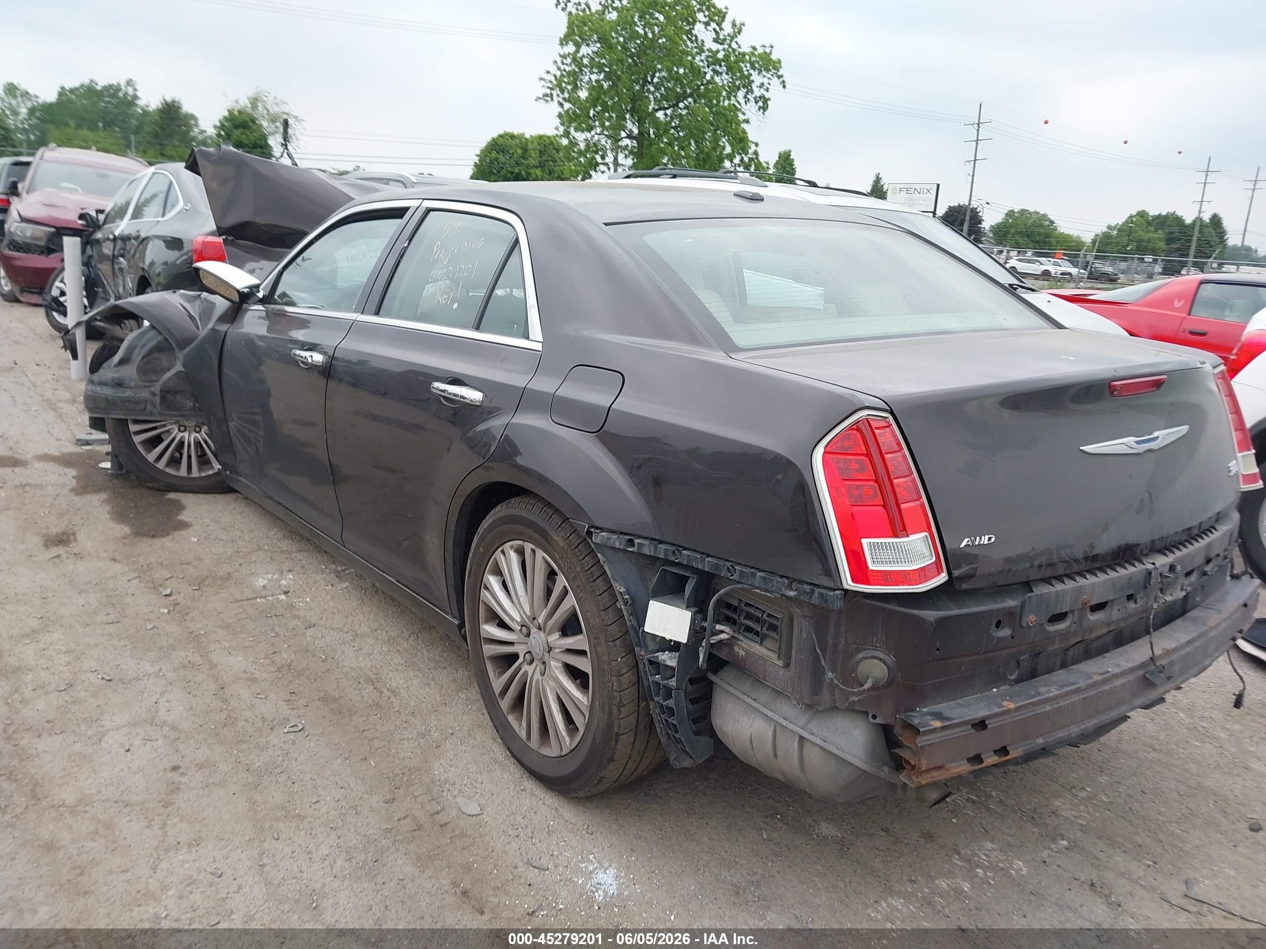 2012 Chrysler 300 Limited Gray vin: 2C3CCAHG4CH182589