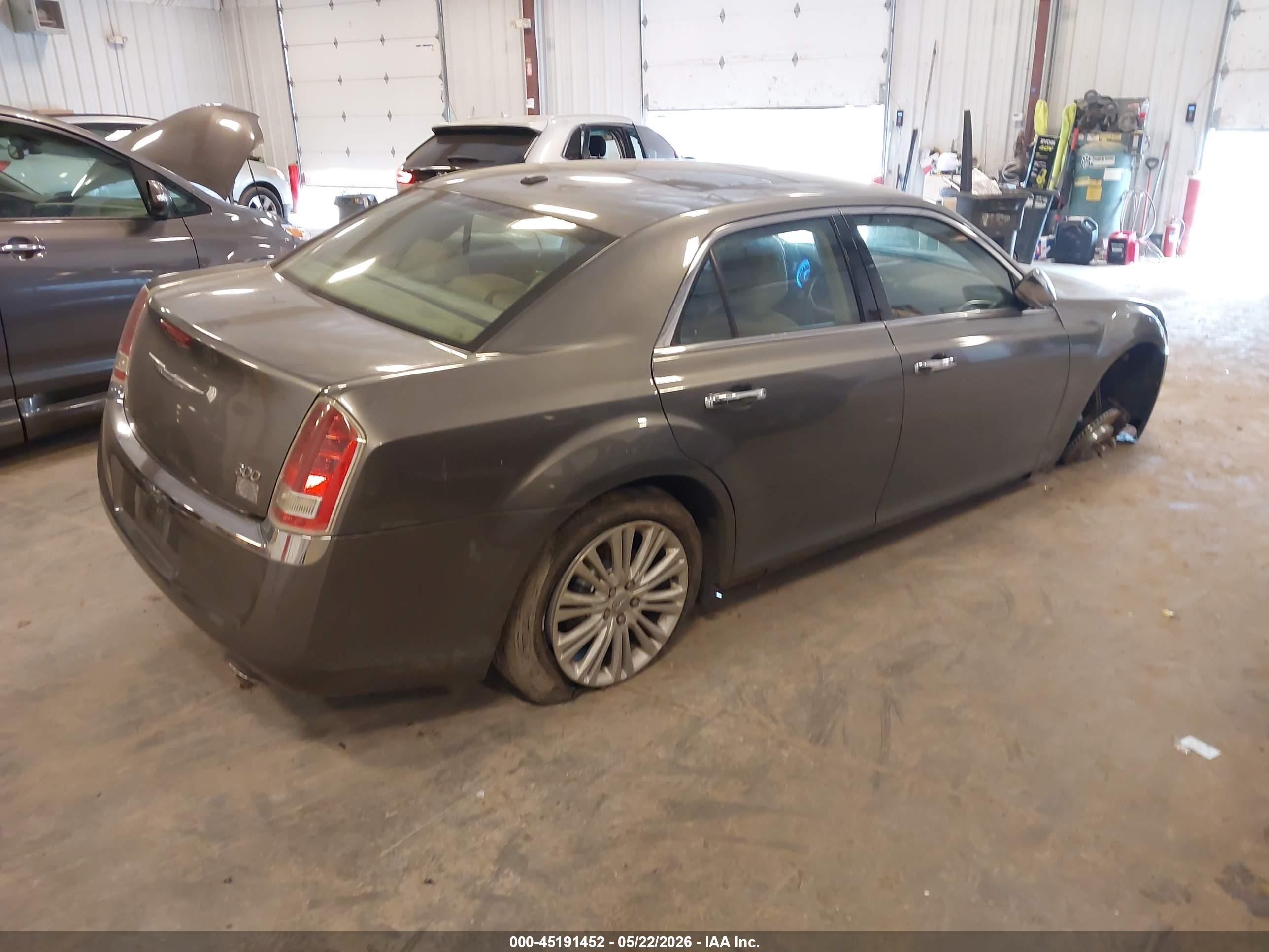 2012 Chrysler 300 Limited Gray vin: 2C3CCAHG4CH208222