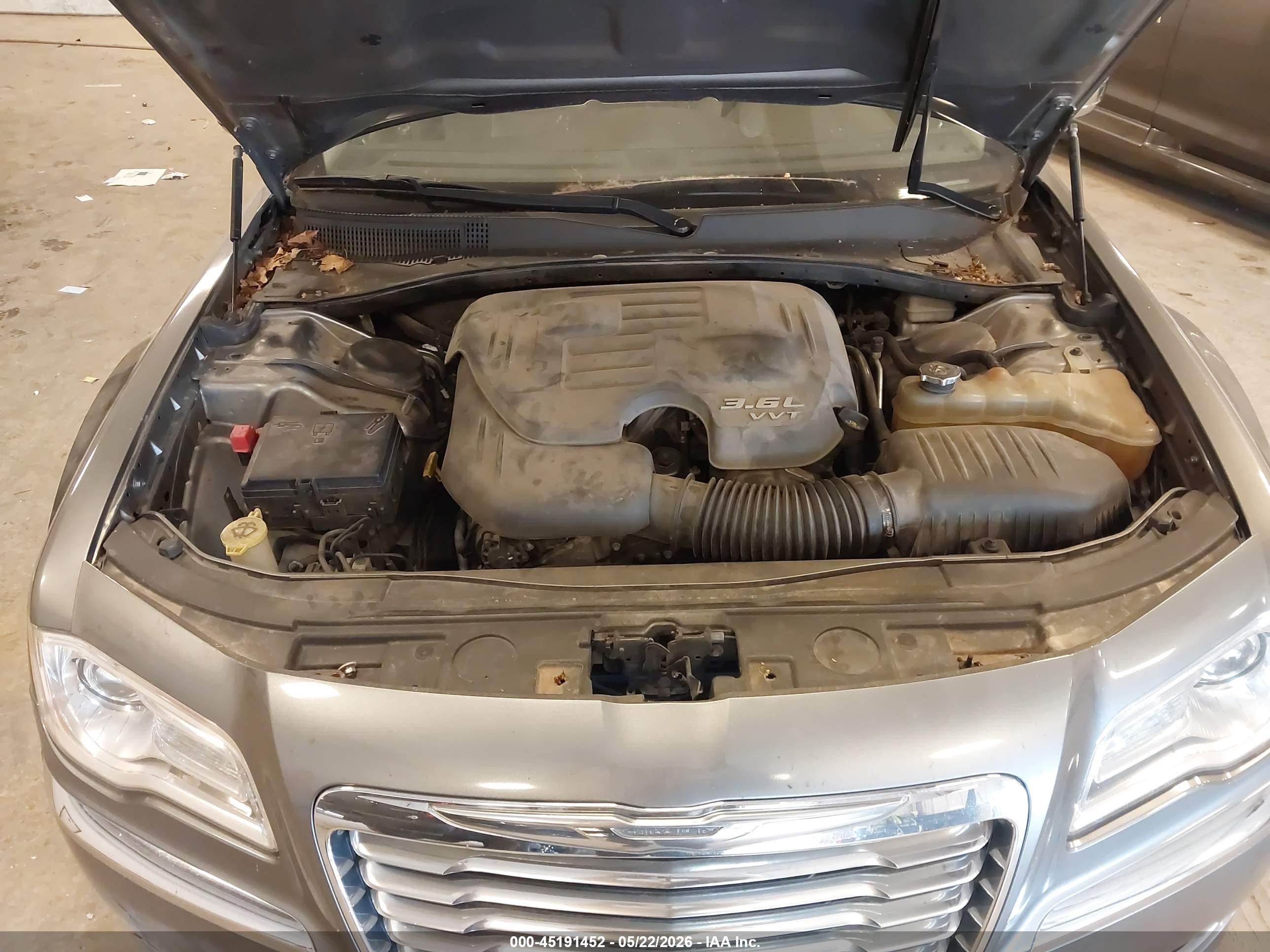 2012 Chrysler 300 Limited Gray vin: 2C3CCAHG4CH208222