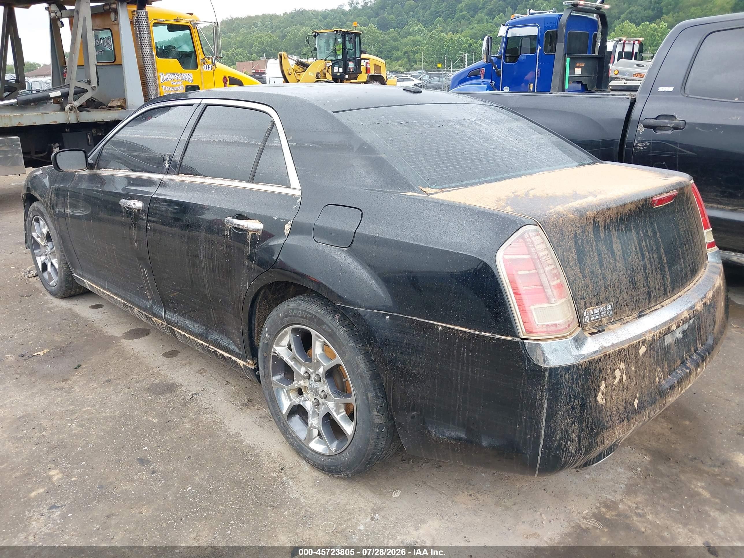 2012 Chrysler 300 Limited Black vin: 2C3CCAHG9CH232953