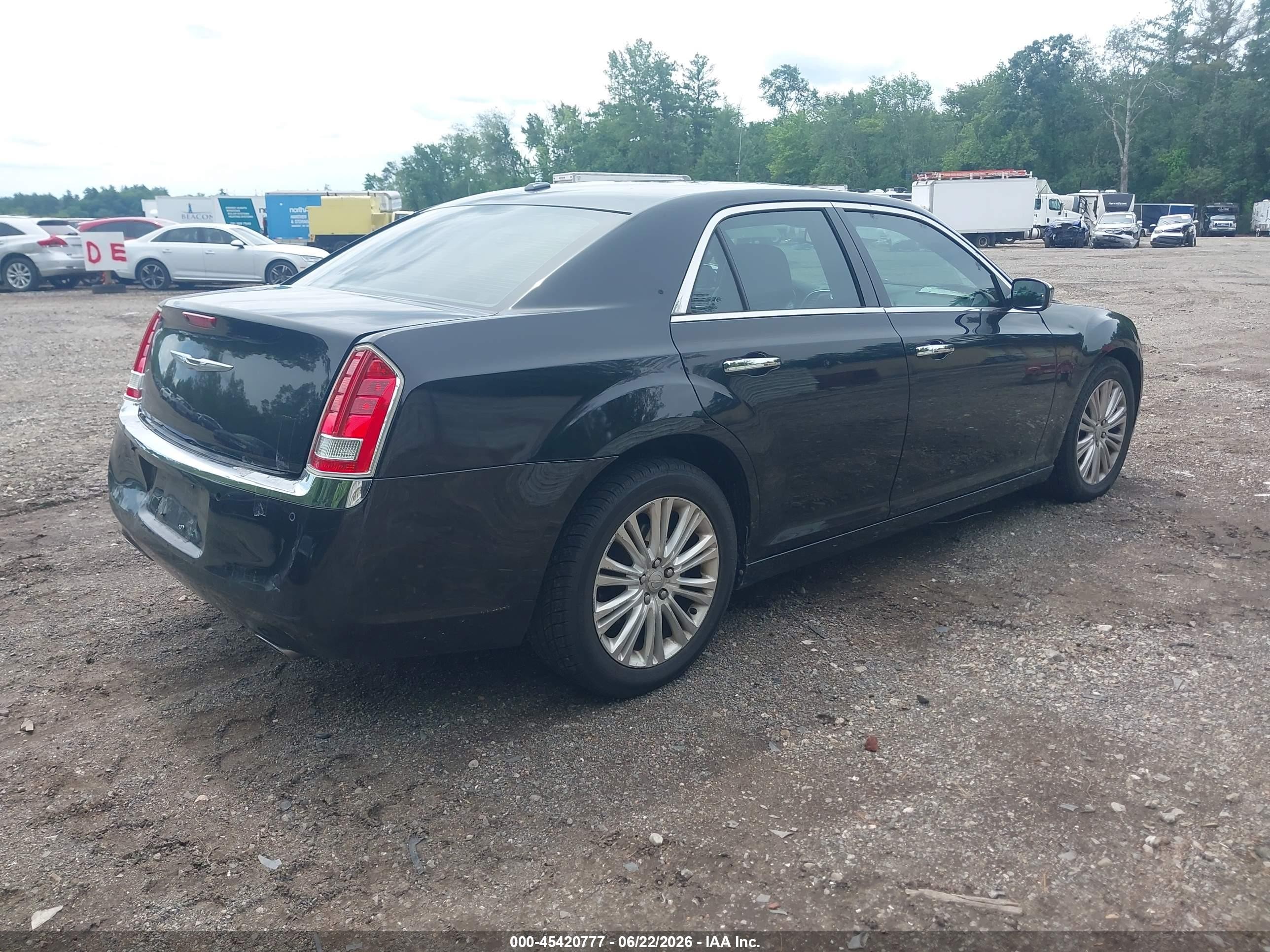 2012 Chrysler 300 Limited Black vin: 2C3CCAHG9CH313726