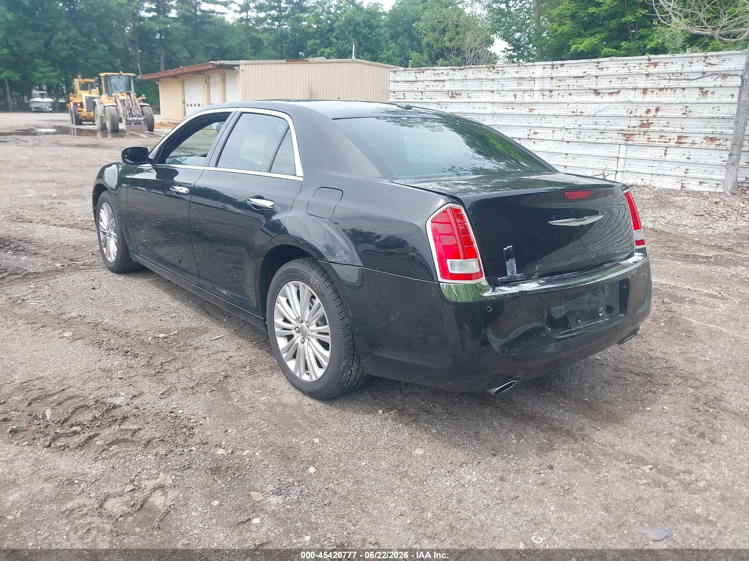 2012 Chrysler 300 Limited Black vin: 2C3CCAHG9CH313726