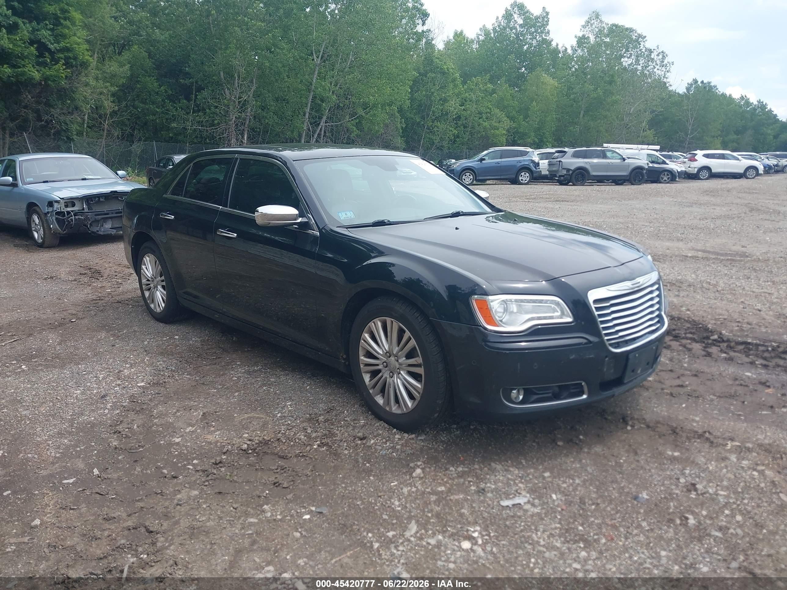 2012 Chrysler 300 Limited Black vin: 2C3CCAHG9CH313726