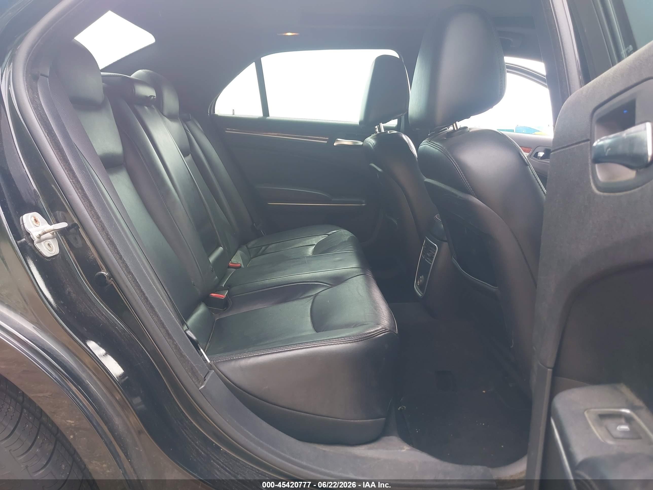 2012 Chrysler 300 Limited Black vin: 2C3CCAHG9CH313726
