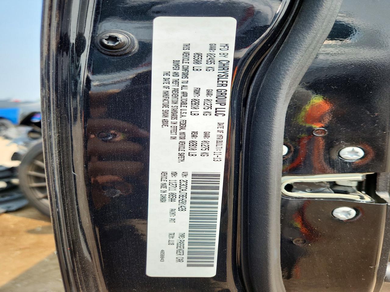 2014 Chrysler 300c Varvatos Черный vin: 2C3CCAJT8EH201428
