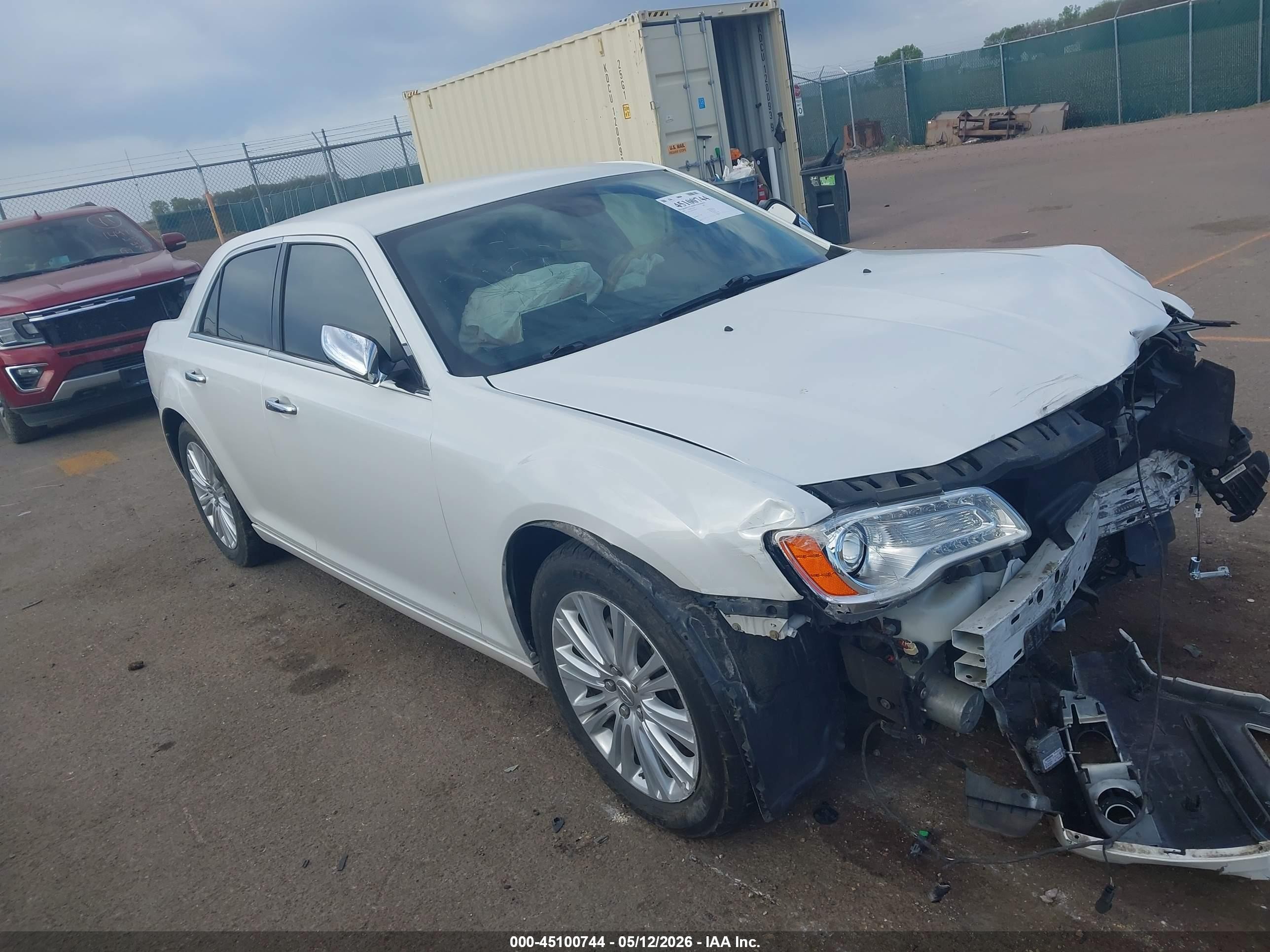 2014 Chrysler 300c Awd White vin: 2C3CCAKG3EH285319