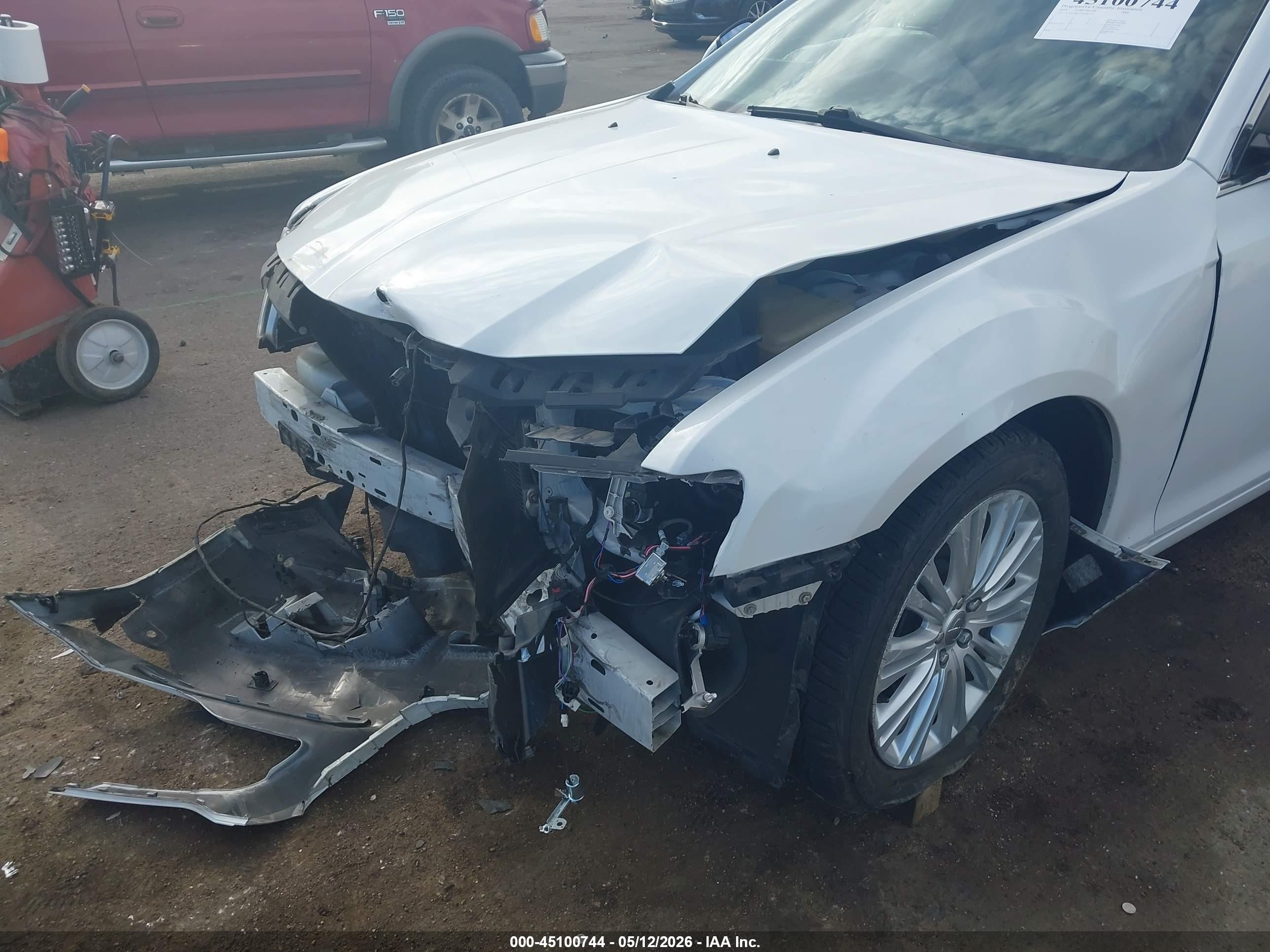 2014 Chrysler 300c Awd White vin: 2C3CCAKG3EH285319