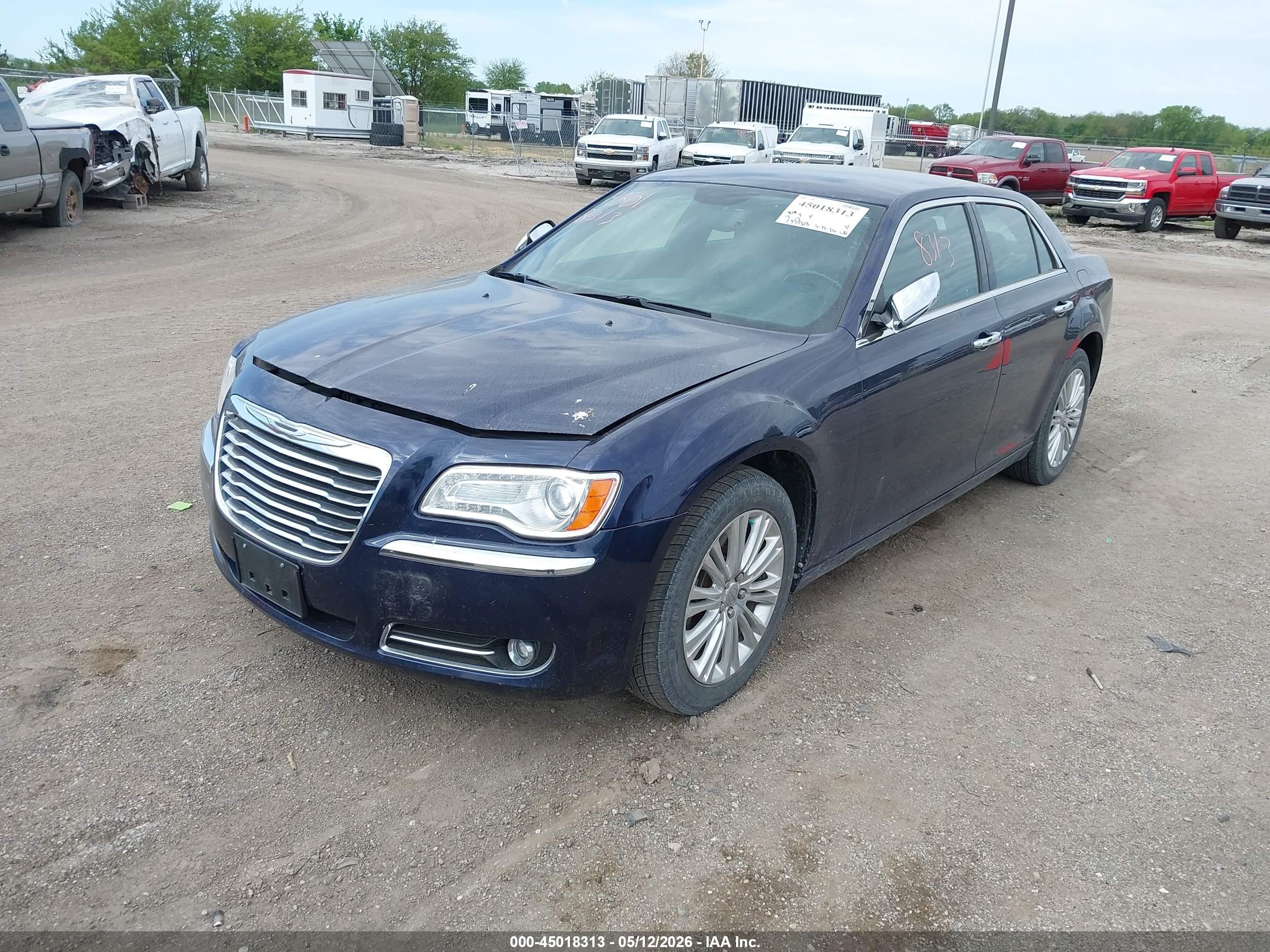 2014 Chrysler 300c Awd Blue vin: 2C3CCAKG4EH201766