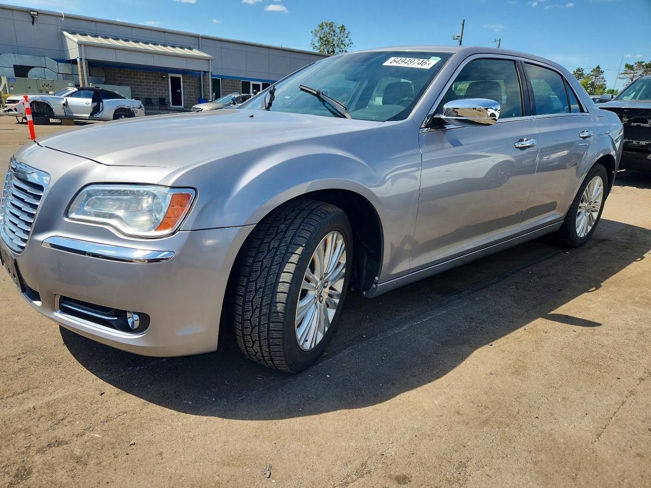 2014 Chrysler 300c Серебряный vin: 2C3CCAKG4EH216736