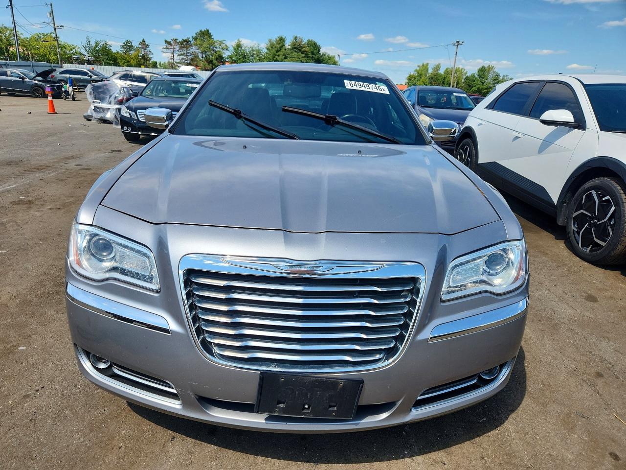 2014 Chrysler 300c Серебряный vin: 2C3CCAKG4EH216736