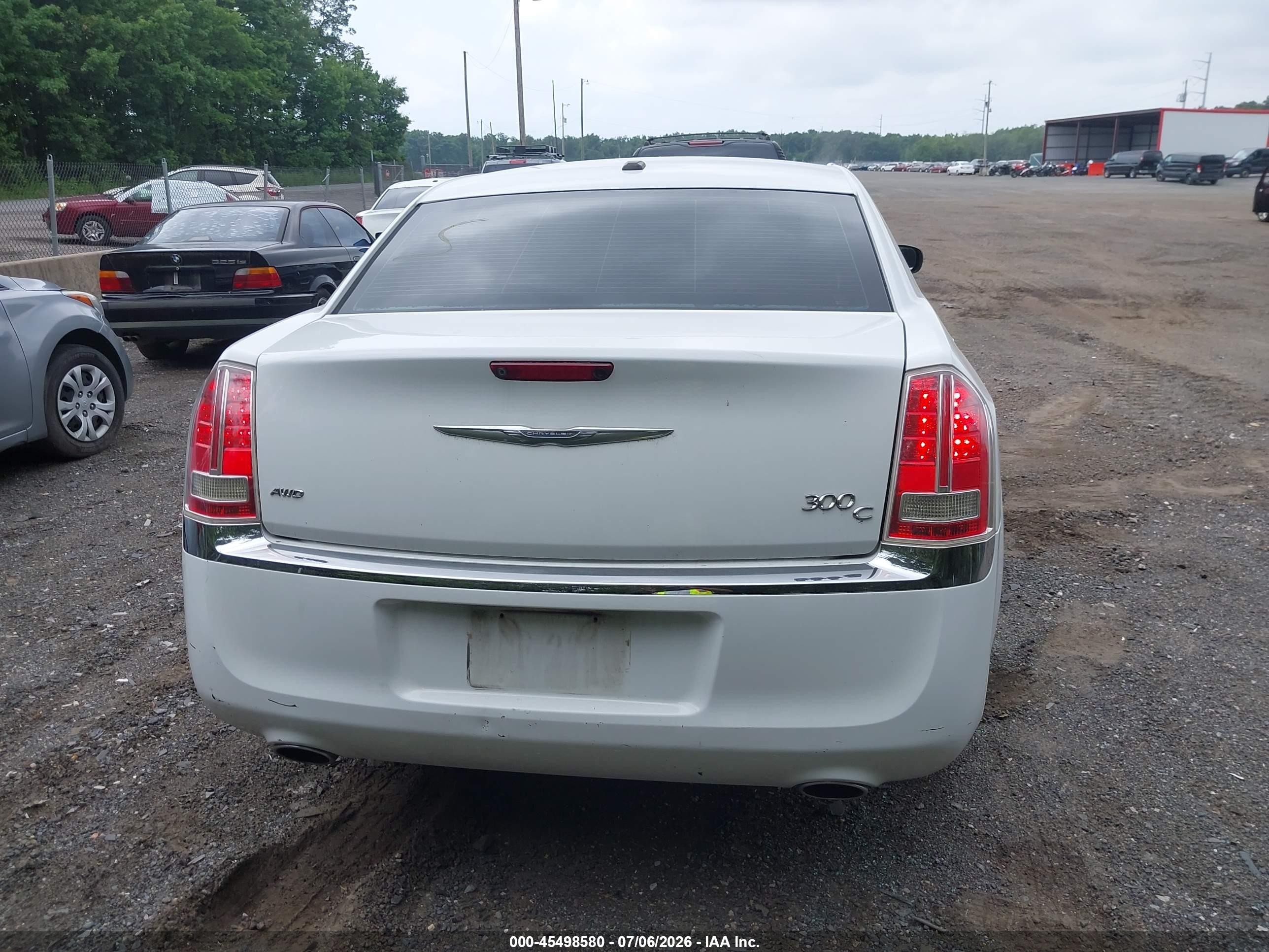 2014 Chrysler 300c Awd White vin: 2C3CCAKG4EH376910