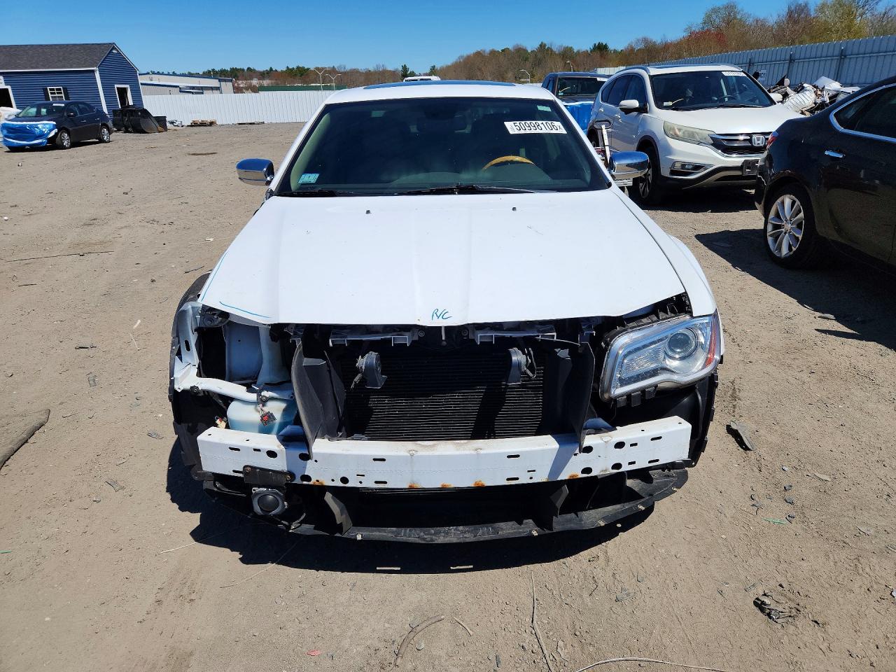 2013 Chrysler 300c White vin: 2C3CCAKG7DH602520