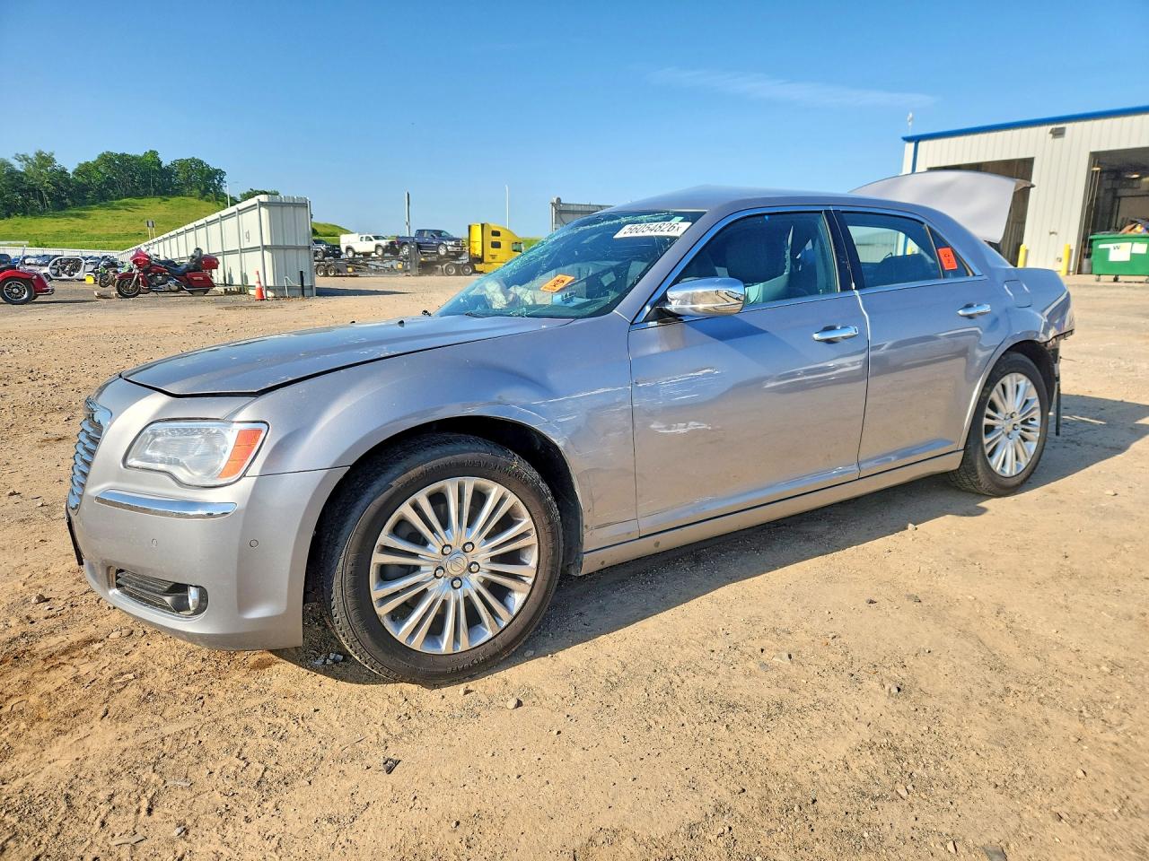 2013 Chrysler 300c Silver vin: 2C3CCAKG7DH660935