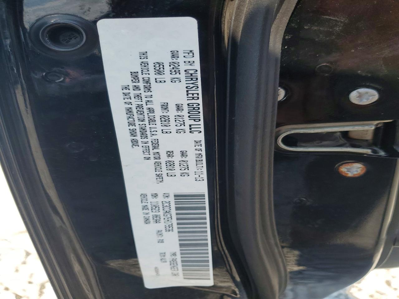 2014 Chrysler 300c Черный vin: 2C3CCAKG7EH179536