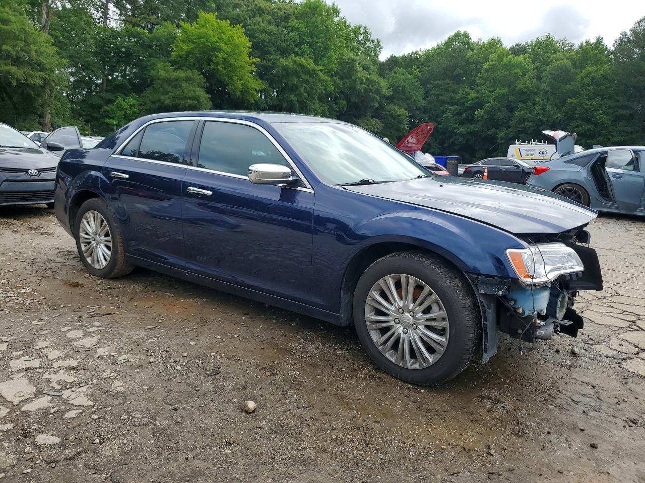 2014 Chrysler 300c Blue vin: 2C3CCAKG7EH211787