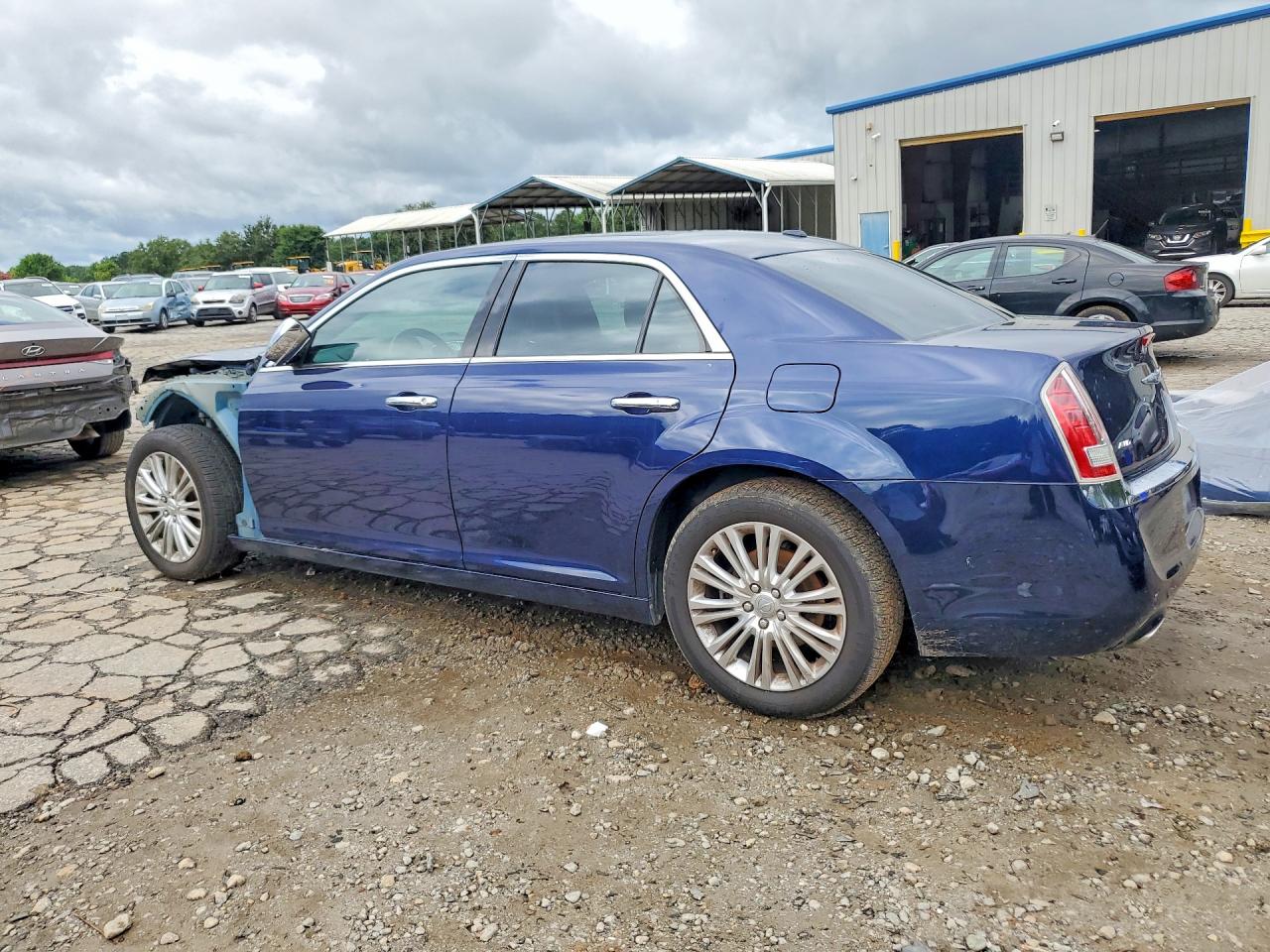 2014 Chrysler 300c Blue vin: 2C3CCAKG7EH211787