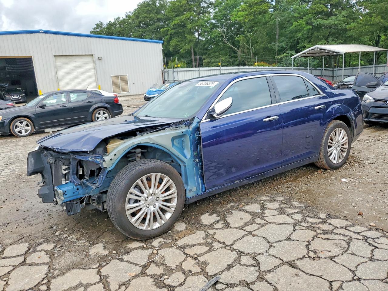 2014 Chrysler 300c Blue vin: 2C3CCAKG7EH211787