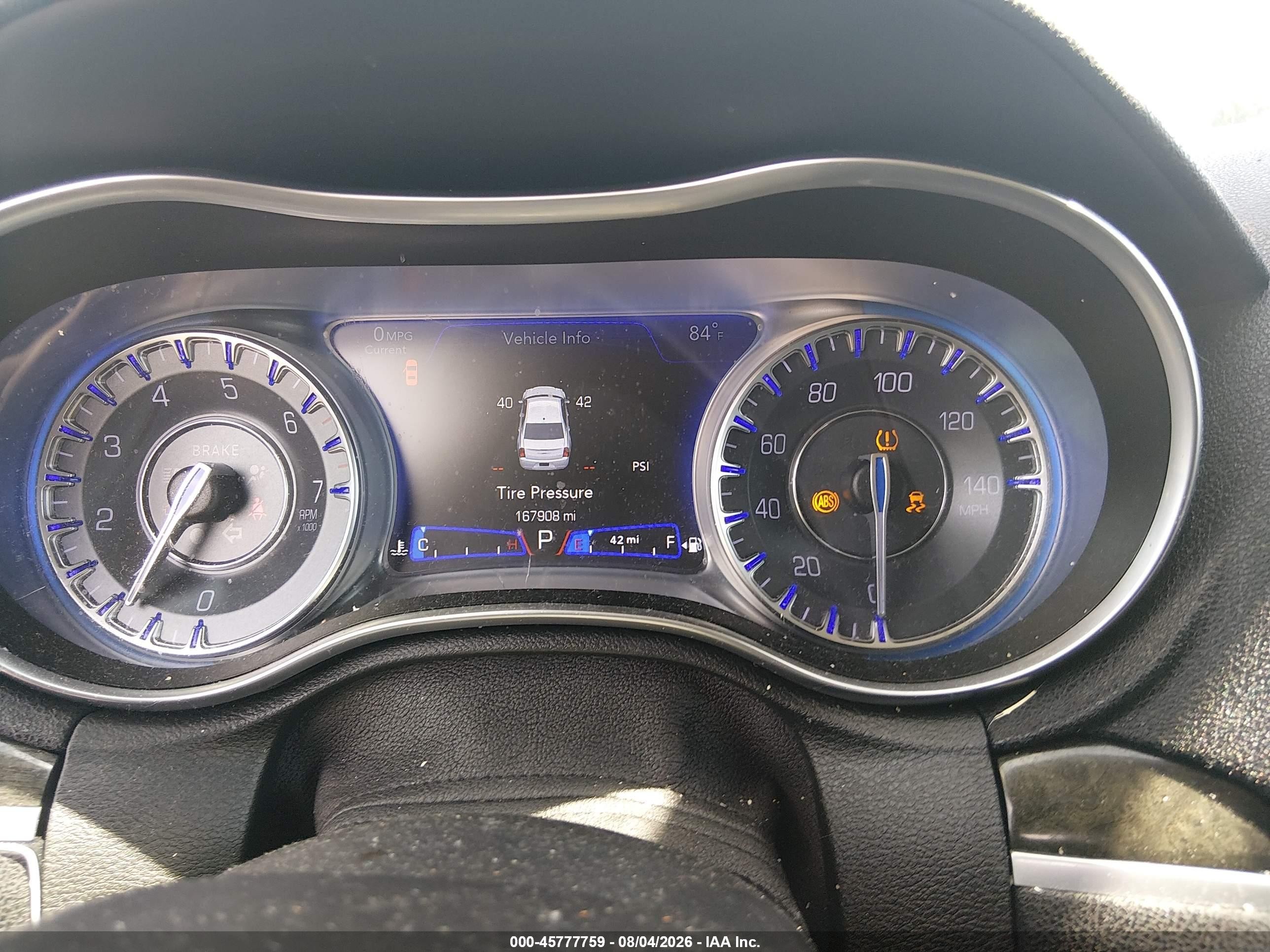 2019 Chrysler 300 Limited Awd Синий vin: 2C3CCAKG7KH687291