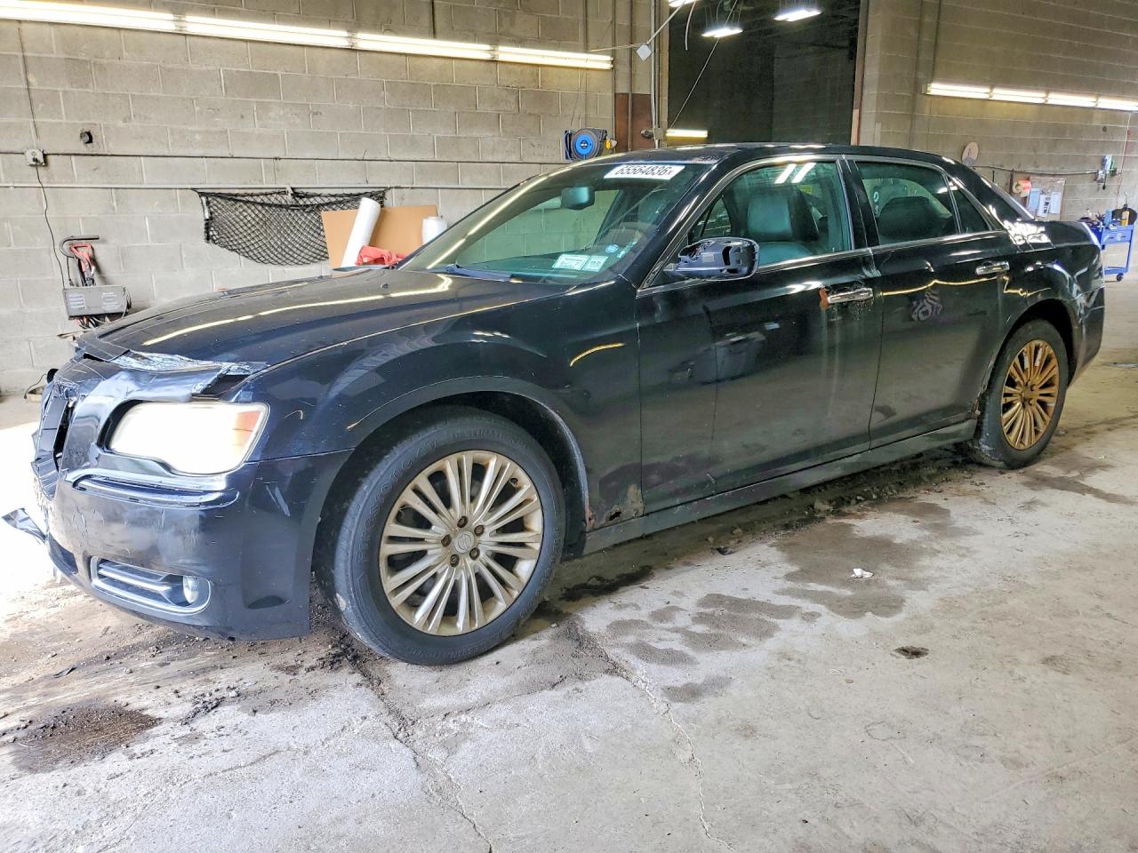 2014 Chrysler 300c Black vin: 2C3CCAKG8EH243969