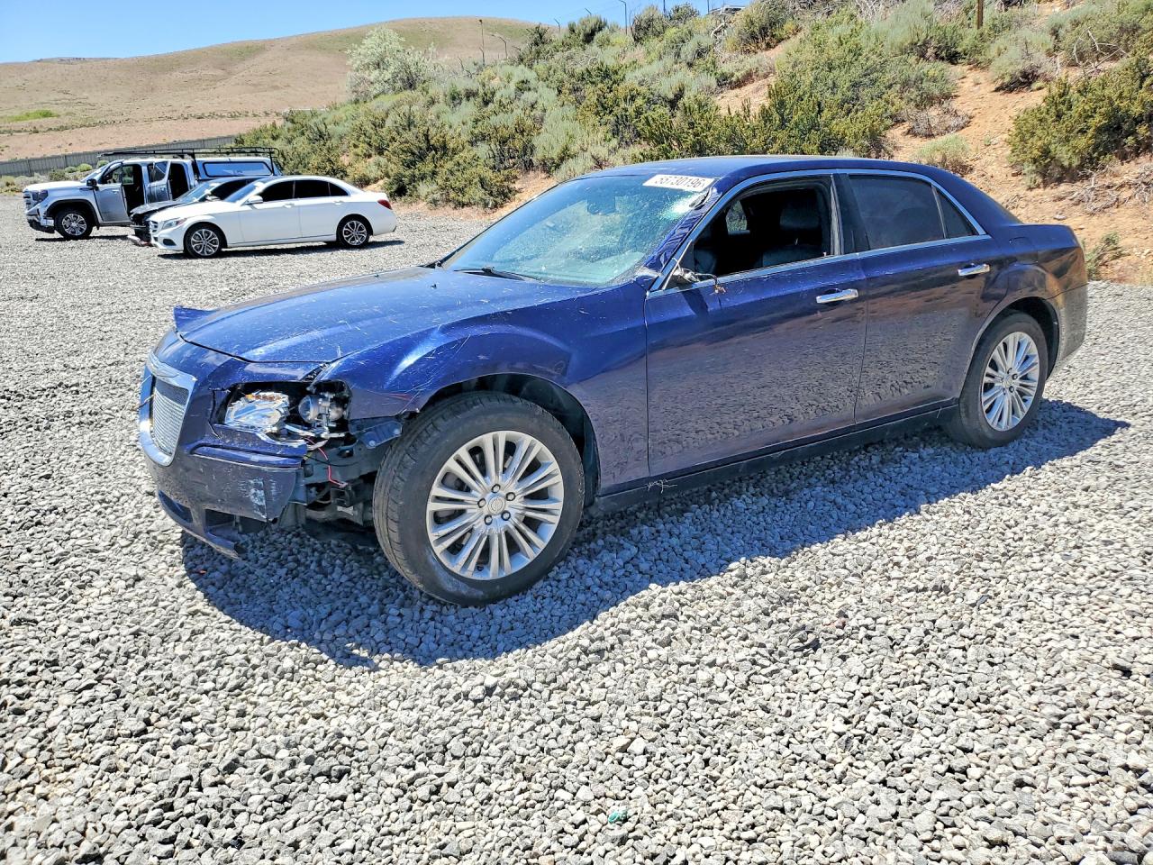 2014 Chrysler 300c Blue vin: 2C3CCAKG8EH260450