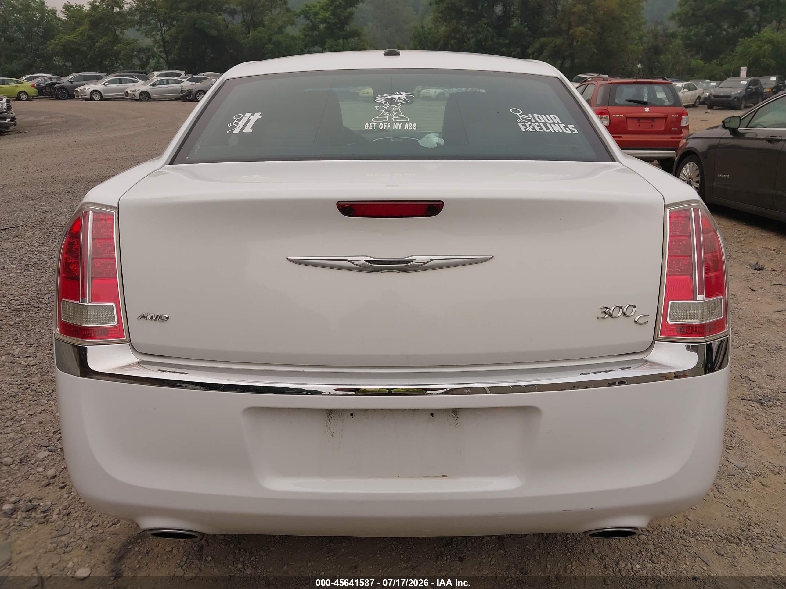 2013 Chrysler 300c Awd White vin: 2C3CCAKT1DH508792
