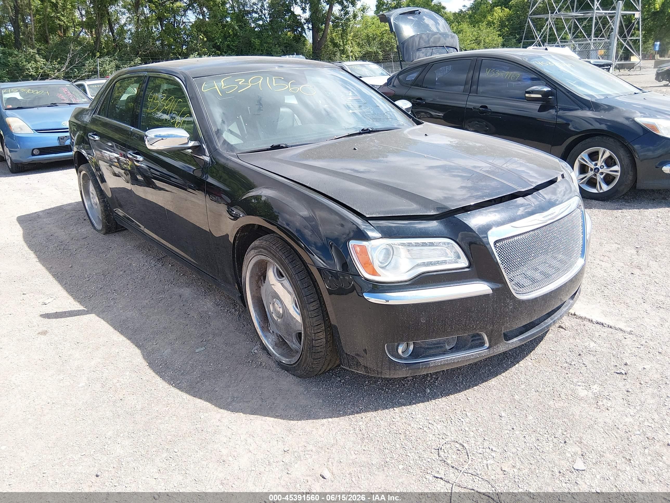 2013 Chrysler 300c Awd Black vin: 2C3CCAKT1DH699579