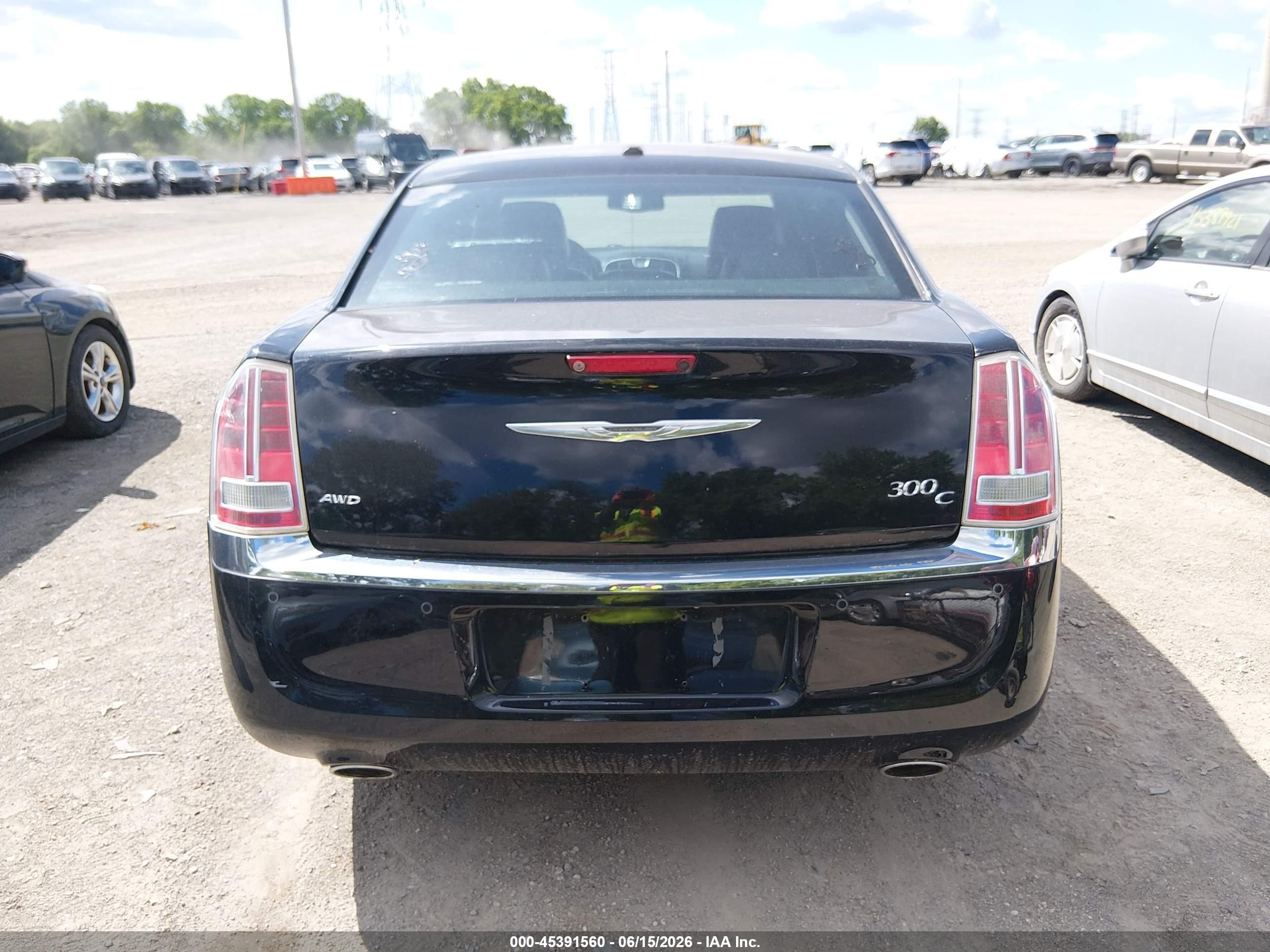 2013 Chrysler 300c Awd Black vin: 2C3CCAKT1DH699579