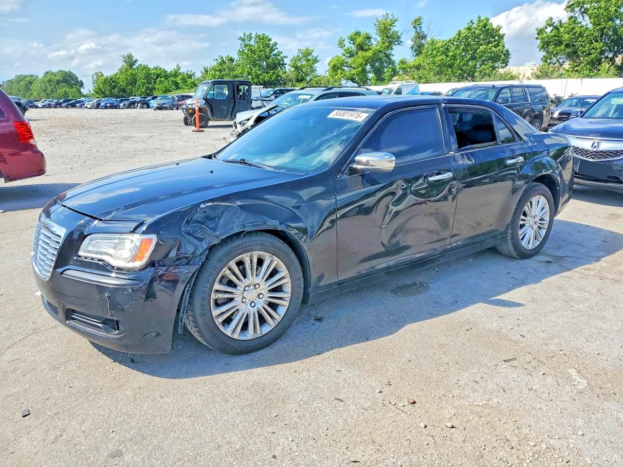 2014 Chrysler 300c Black vin: 2C3CCAKTXEH374320