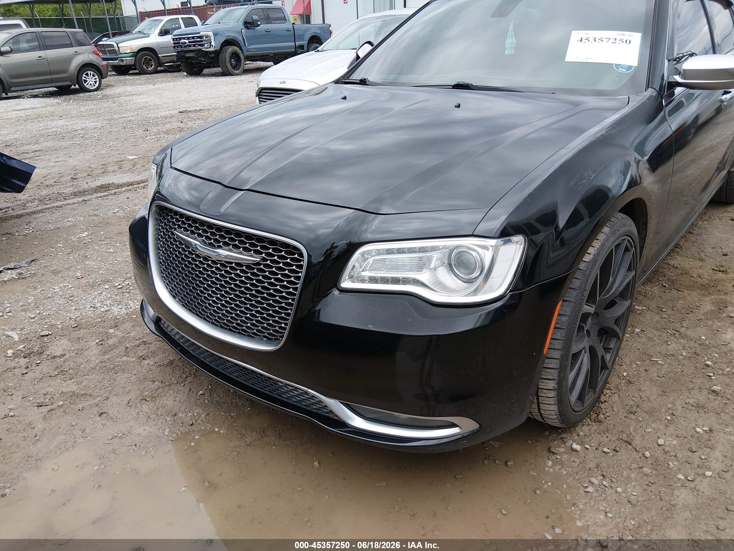 2015 Chrysler 300c Platinum Черный vin: 2C3CCAPG7FH837480