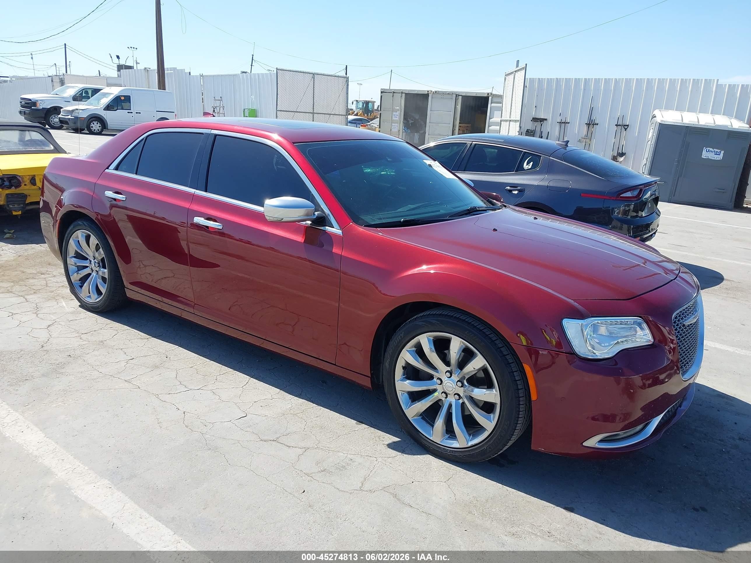 2015 Chrysler 300c Platinum Бордовый vin: 2C3CCAPG8FH830537