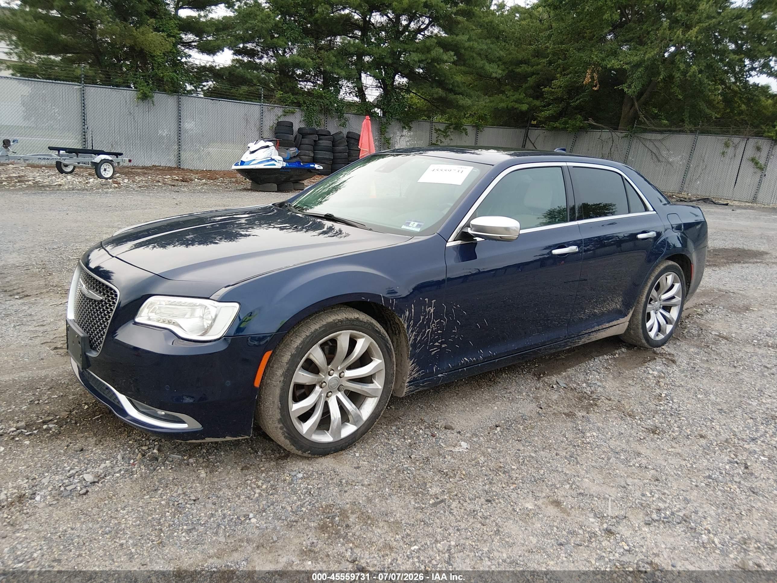 2015 Chrysler 300c Platinum Blue vin: 2C3CCAPT3FH809432