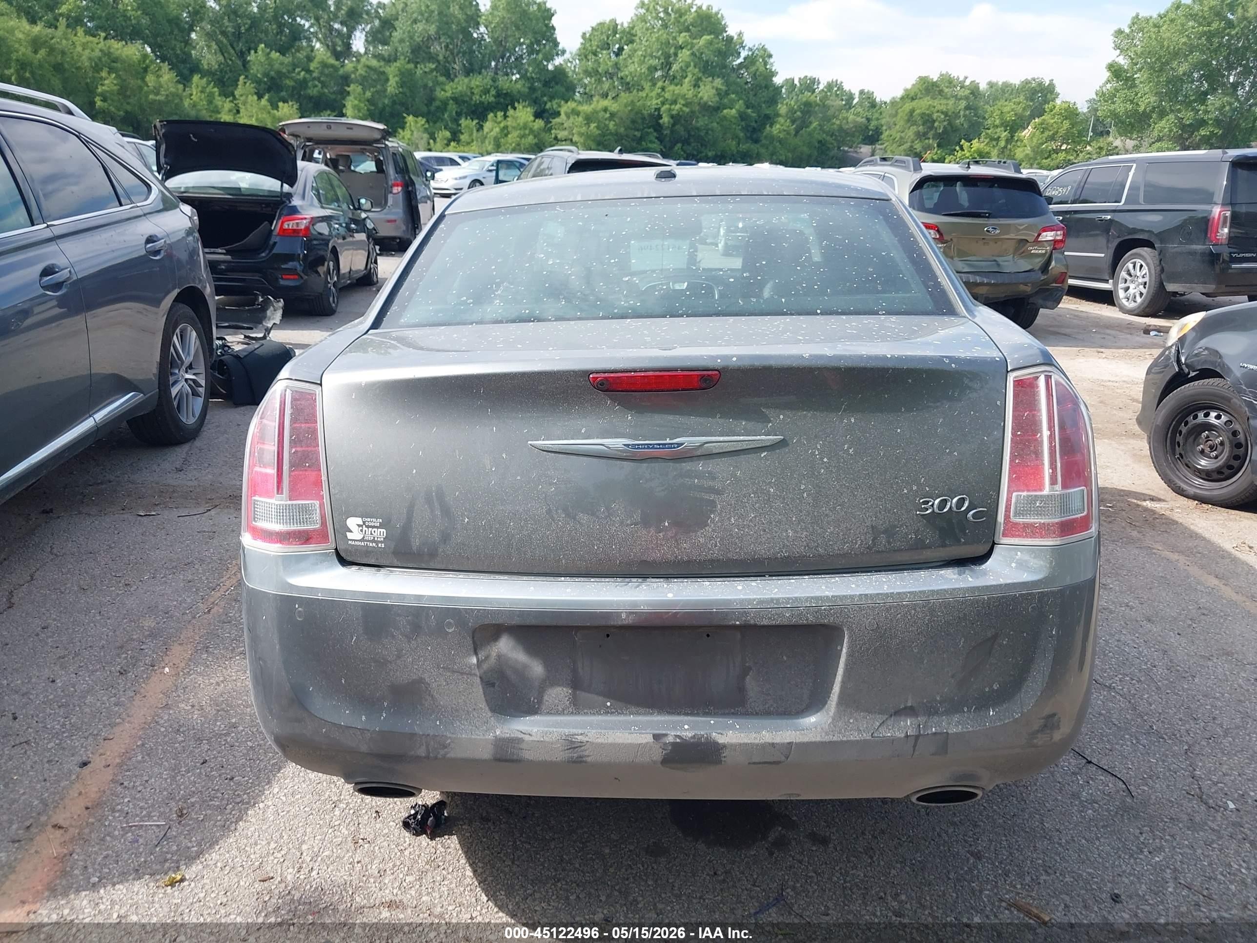 2012 Chrysler 300c Luxury Series Silver vin: 2C3CCAPT7CH313321