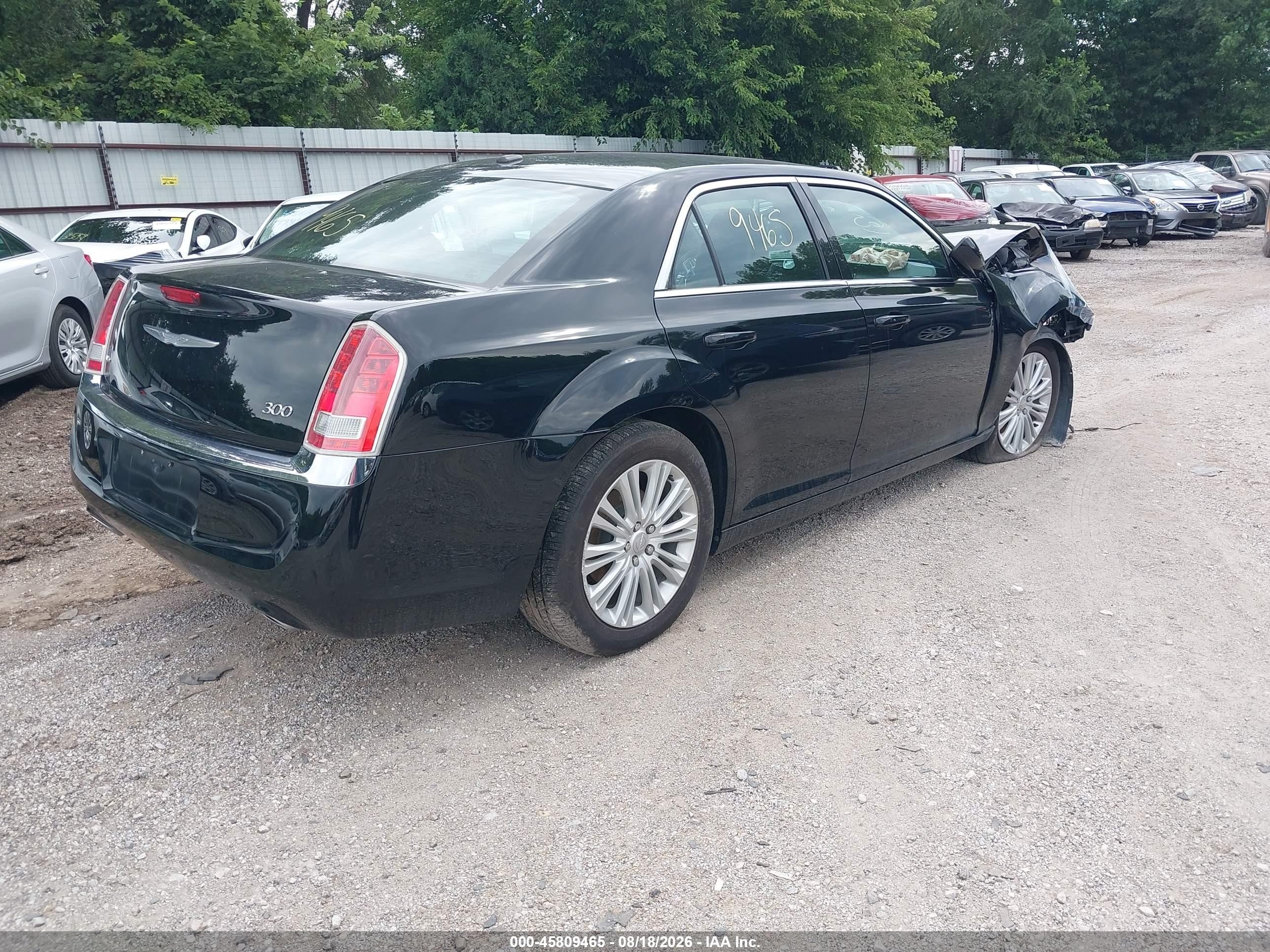 2014 Chrysler 300   Black vin: 2C3CCARG0EH328066