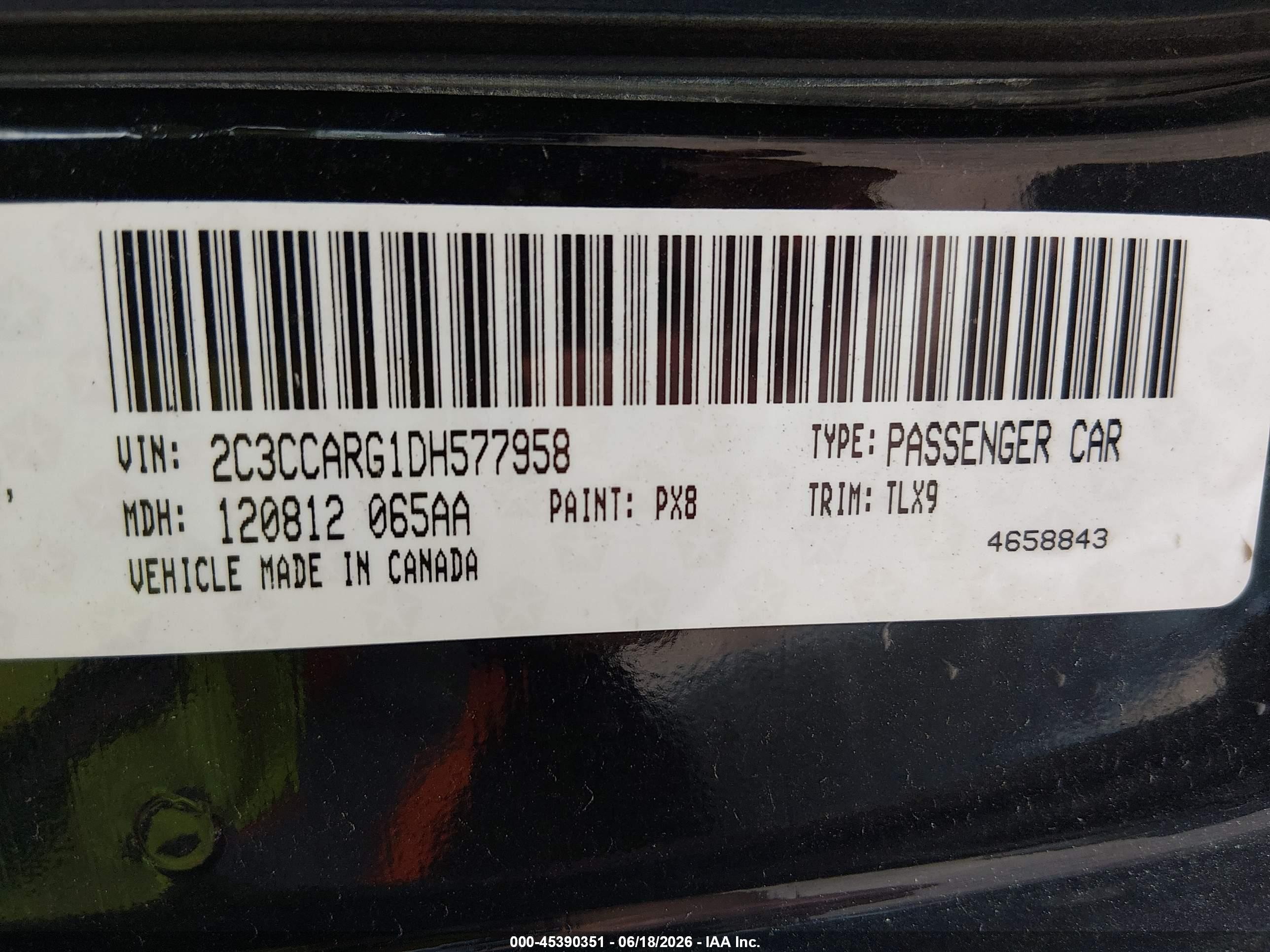 2013 Chrysler 300 Motown Black vin: 2C3CCARG1DH577958
