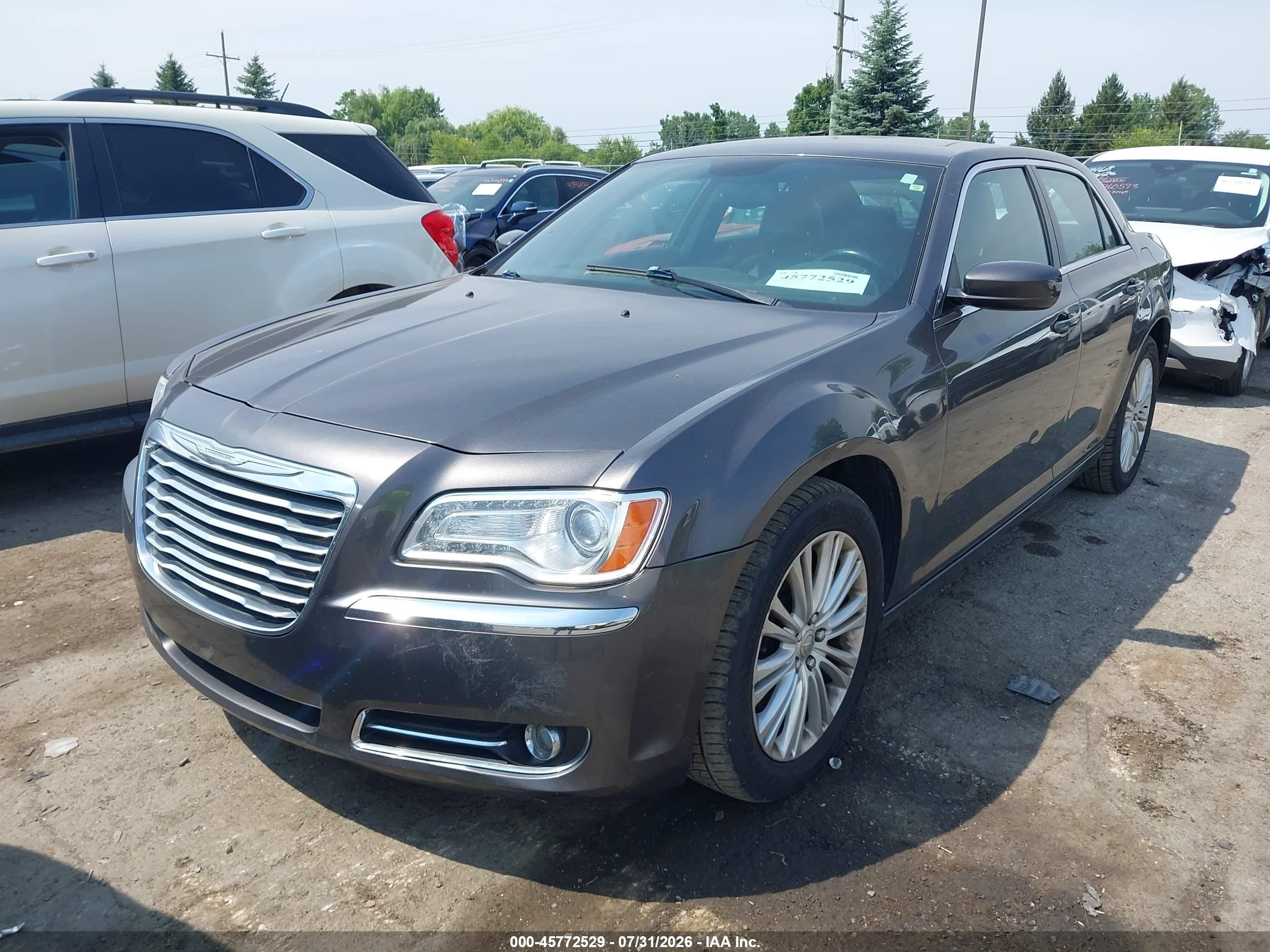 2014 Chrysler 300   Gray vin: 2C3CCARG3EH356119