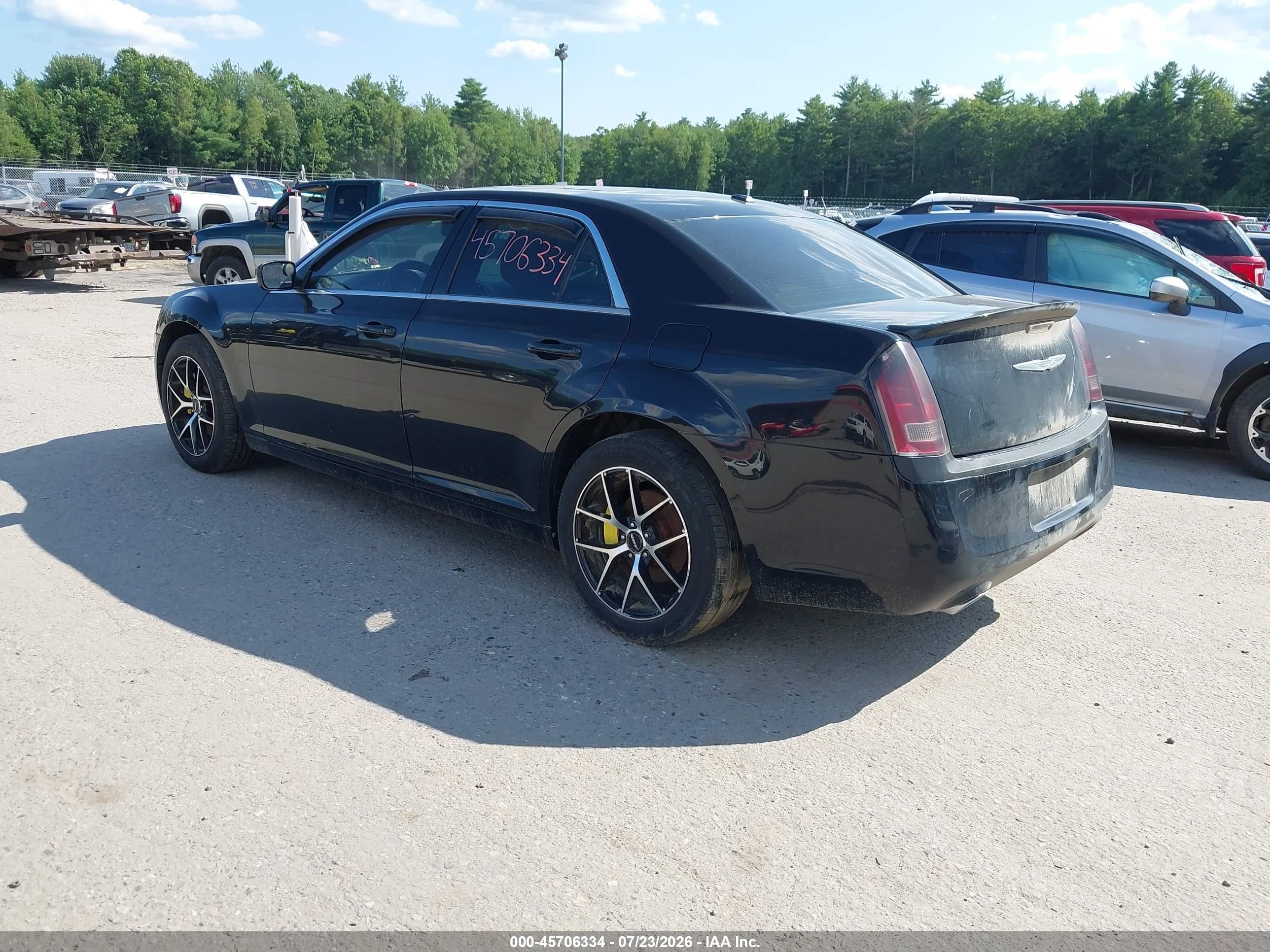 2014 Chrysler 300   Black vin: 2C3CCARG4EH163395