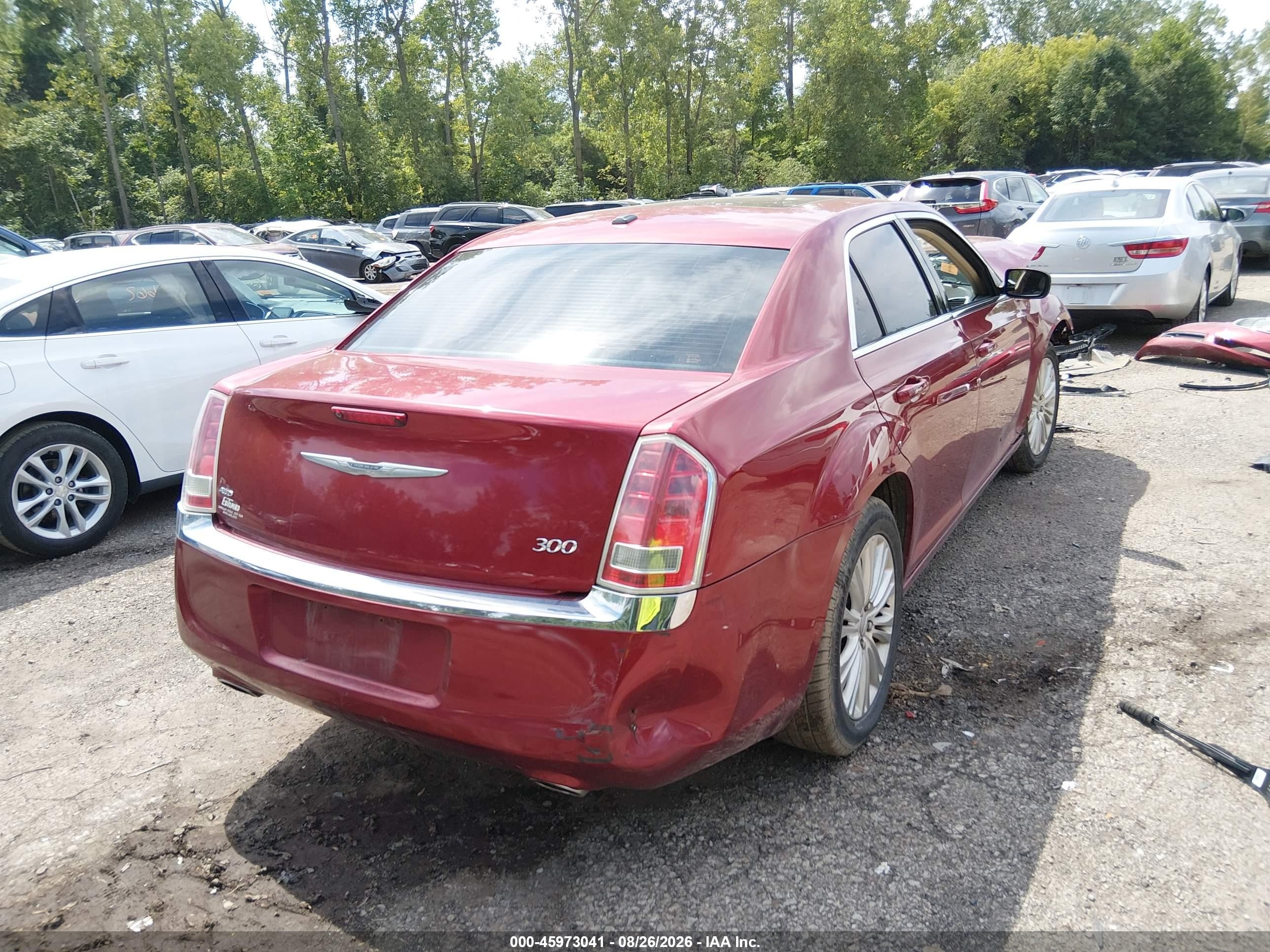 2014 Chrysler 300 Красный vin: 2C3CCARG7EH144369