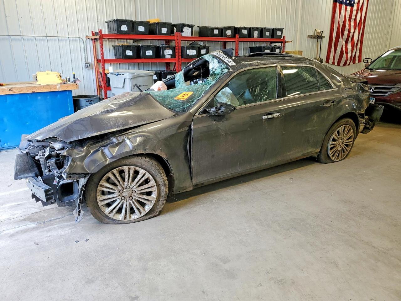 2014 Chrysler 300 Серый vin: 2C3CCARG8EH308714