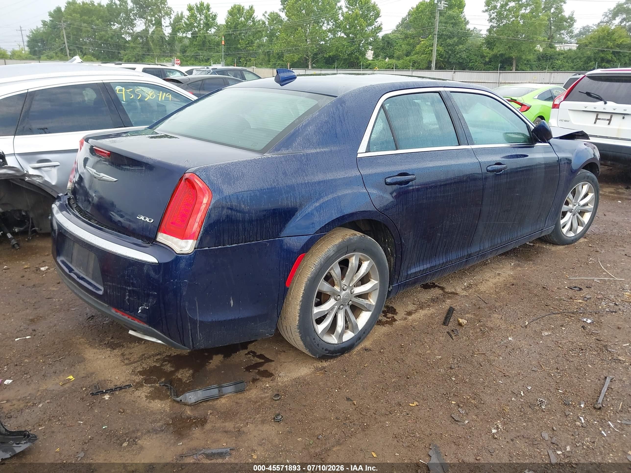 2015 Chrysler 300 Limited Dark Blue vin: 2C3CCARG9FH808561