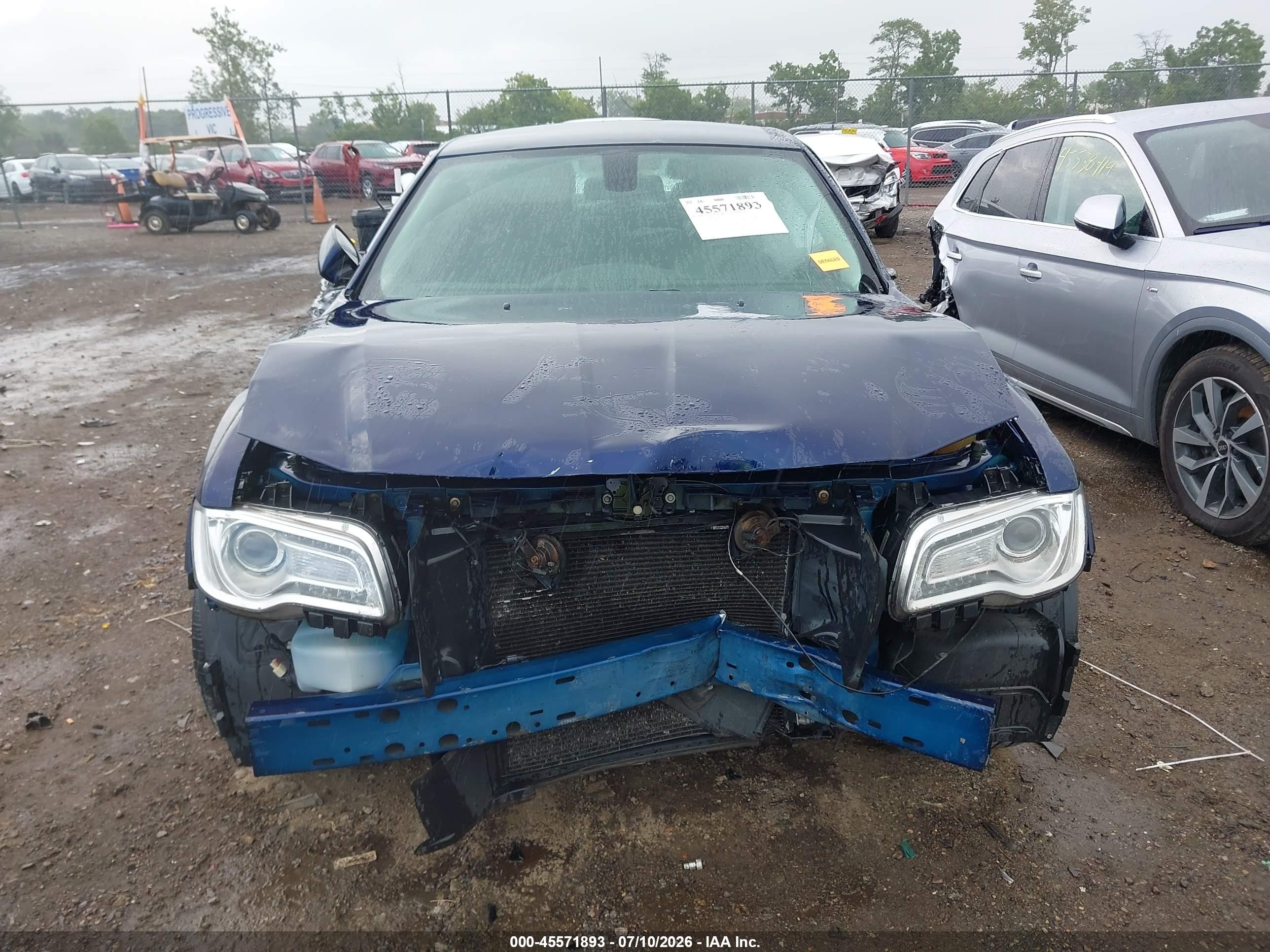 2015 Chrysler 300 Limited Dark Blue vin: 2C3CCARG9FH808561