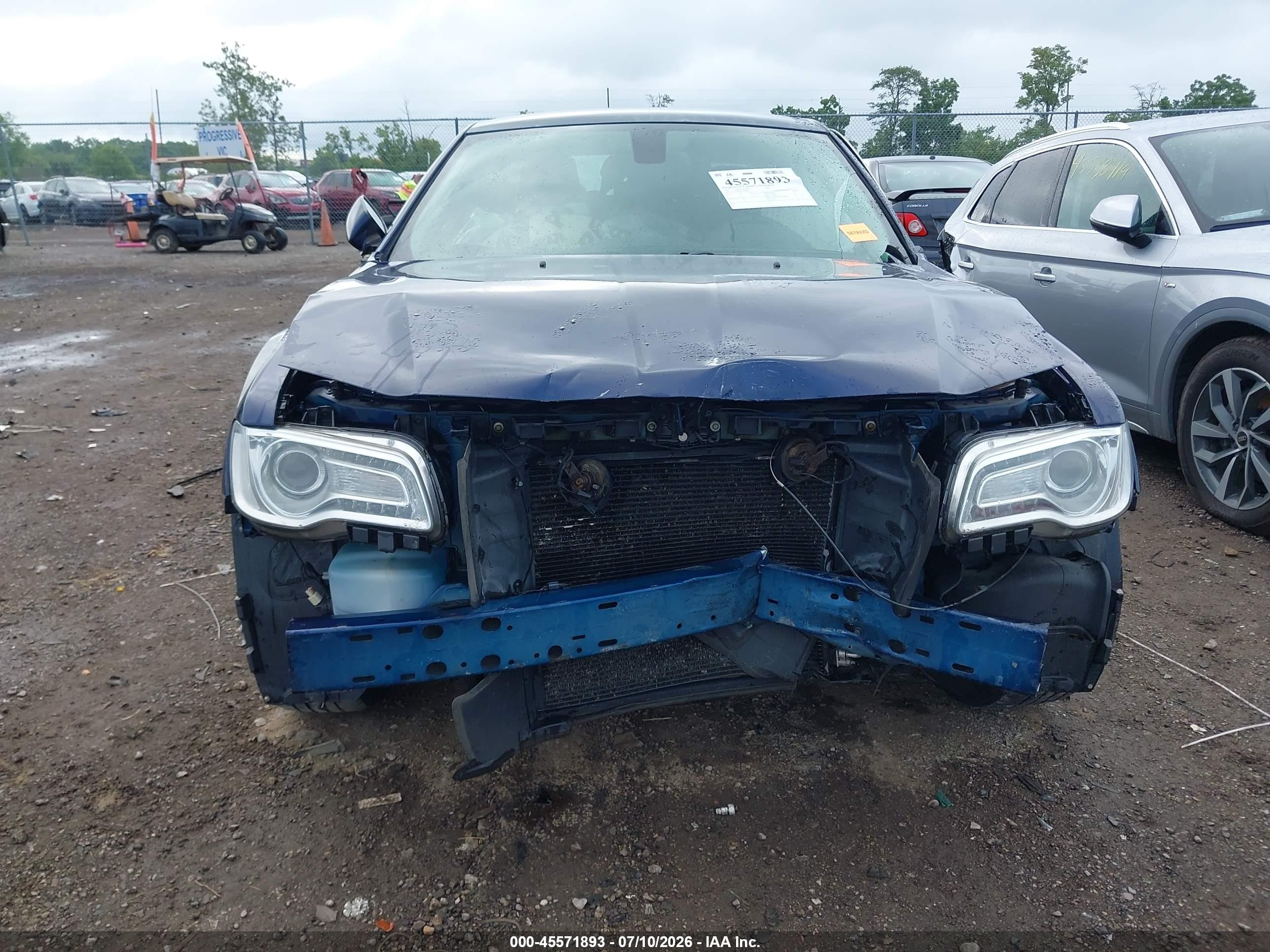 2015 Chrysler 300 Limited Dark Blue vin: 2C3CCARG9FH808561