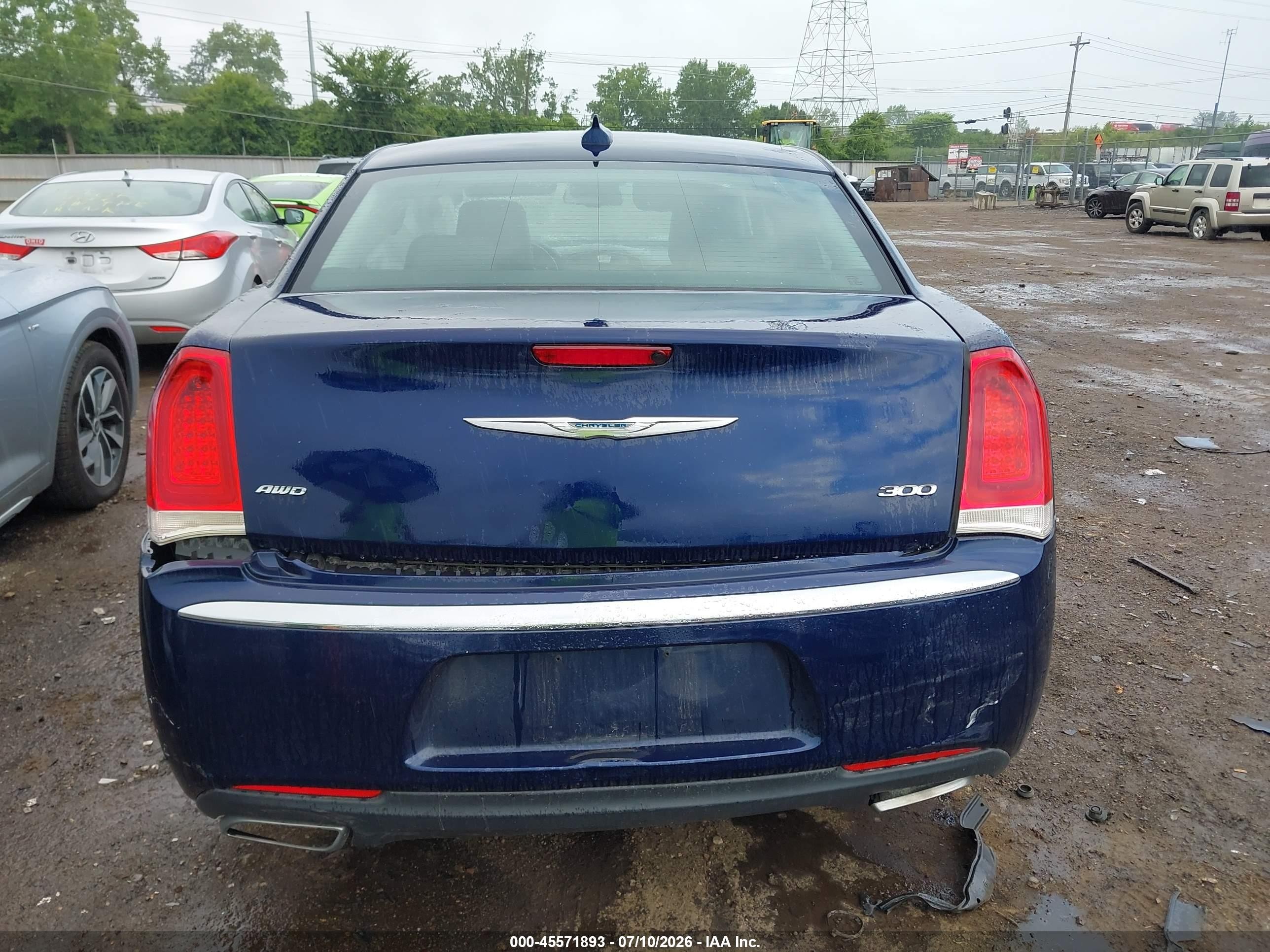 2015 Chrysler 300 Limited Dark Blue vin: 2C3CCARG9FH808561