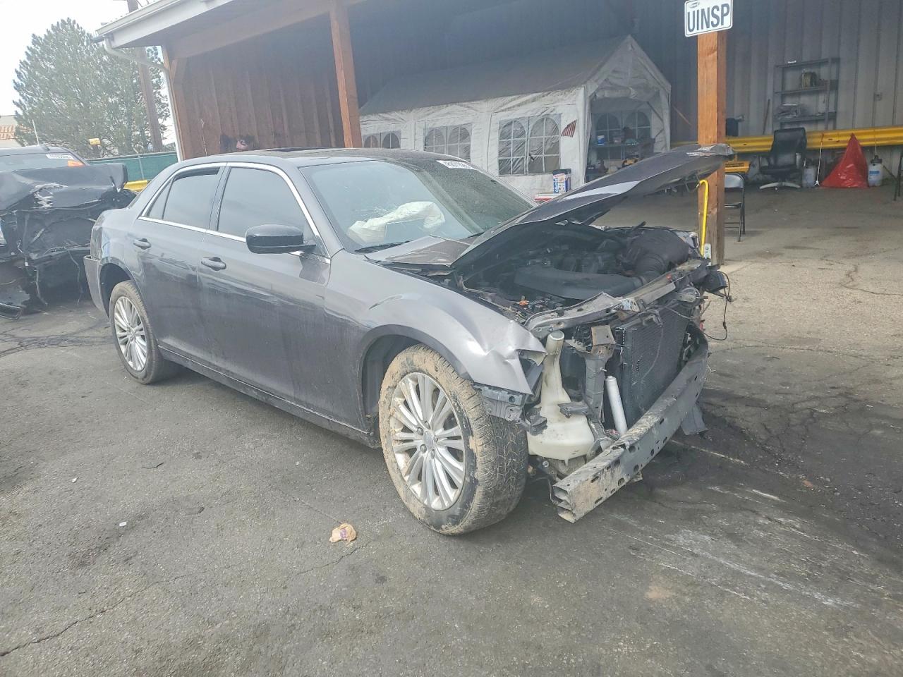 2013 Chrysler 300 Gray vin: 2C3CCARGXDH543260
