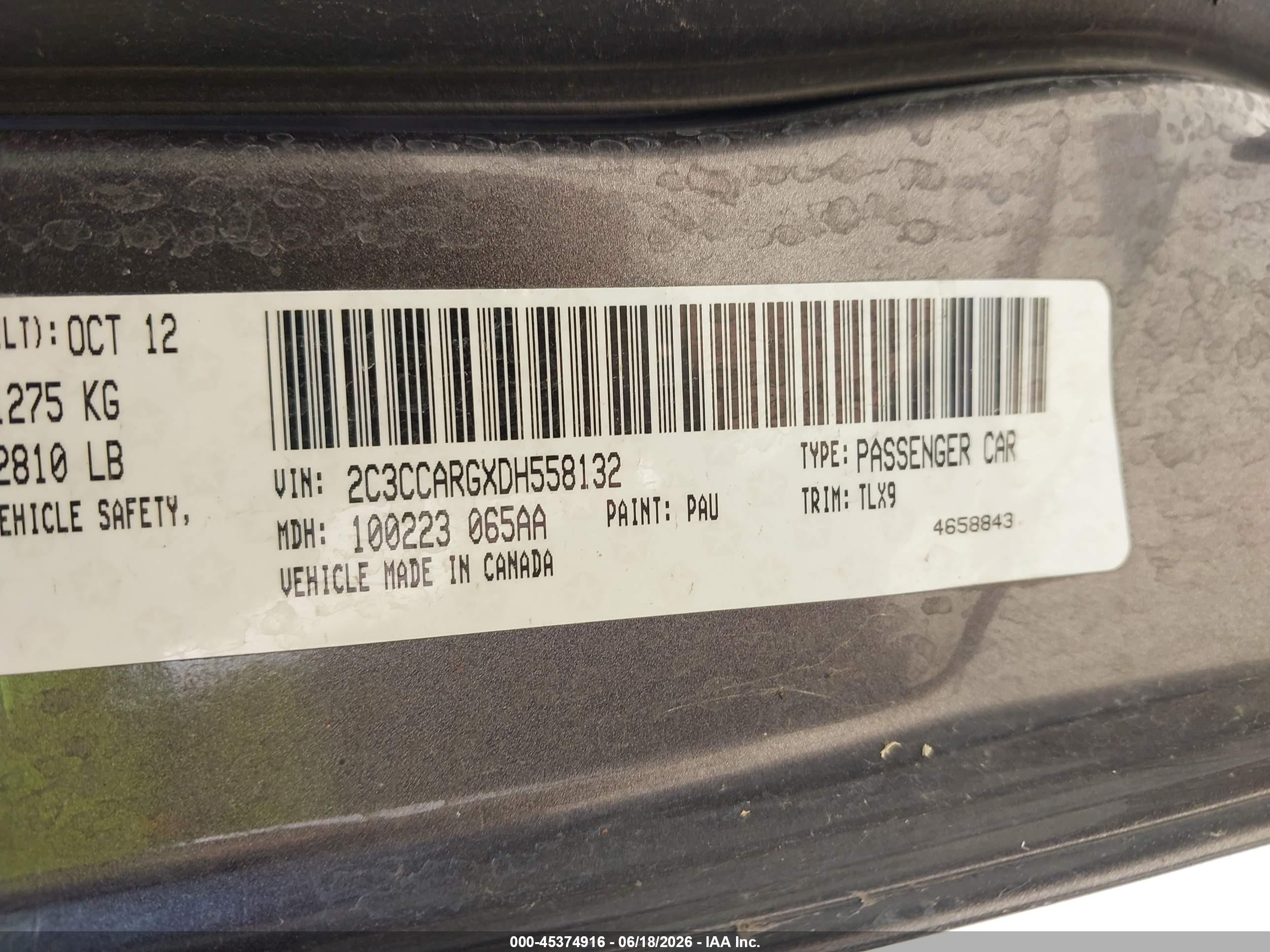 2013 Chrysler 300 Motown Gray vin: 2C3CCARGXDH558132