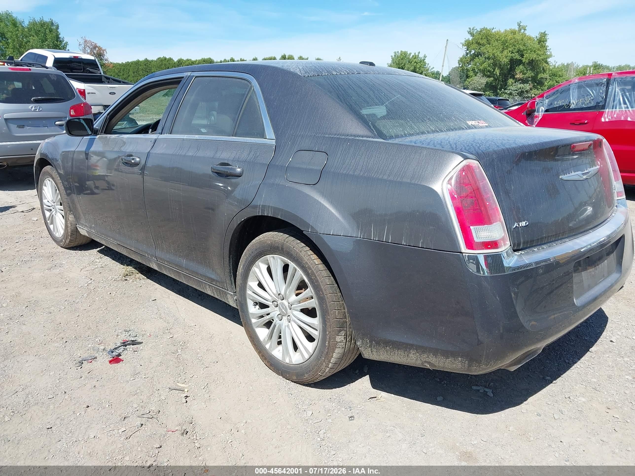 2014 Chrysler 300   Gray vin: 2C3CCARGXEH203835