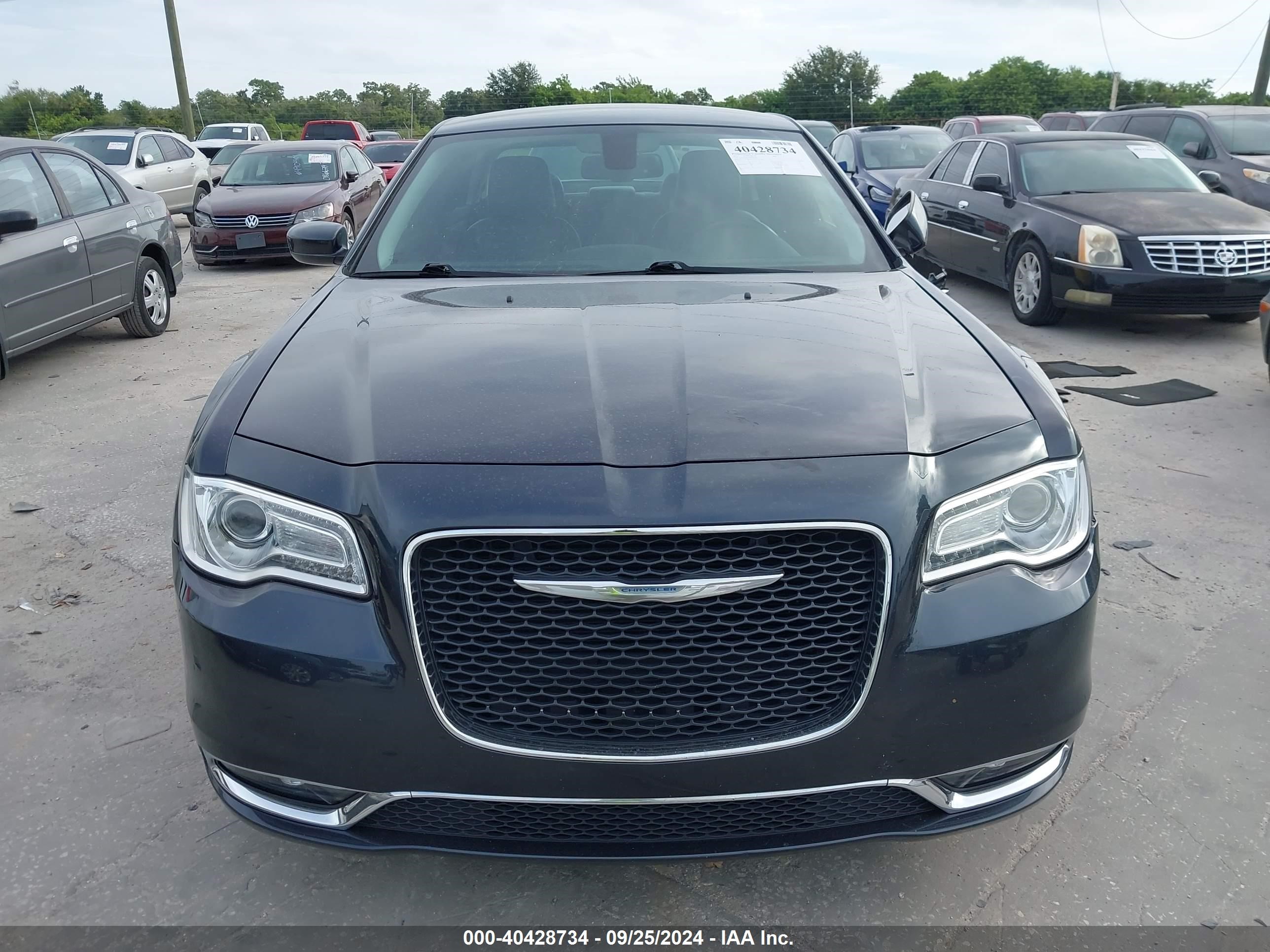 2015 Chrysler 300 Limited Blue vin: 2C3CCARGXFH757085