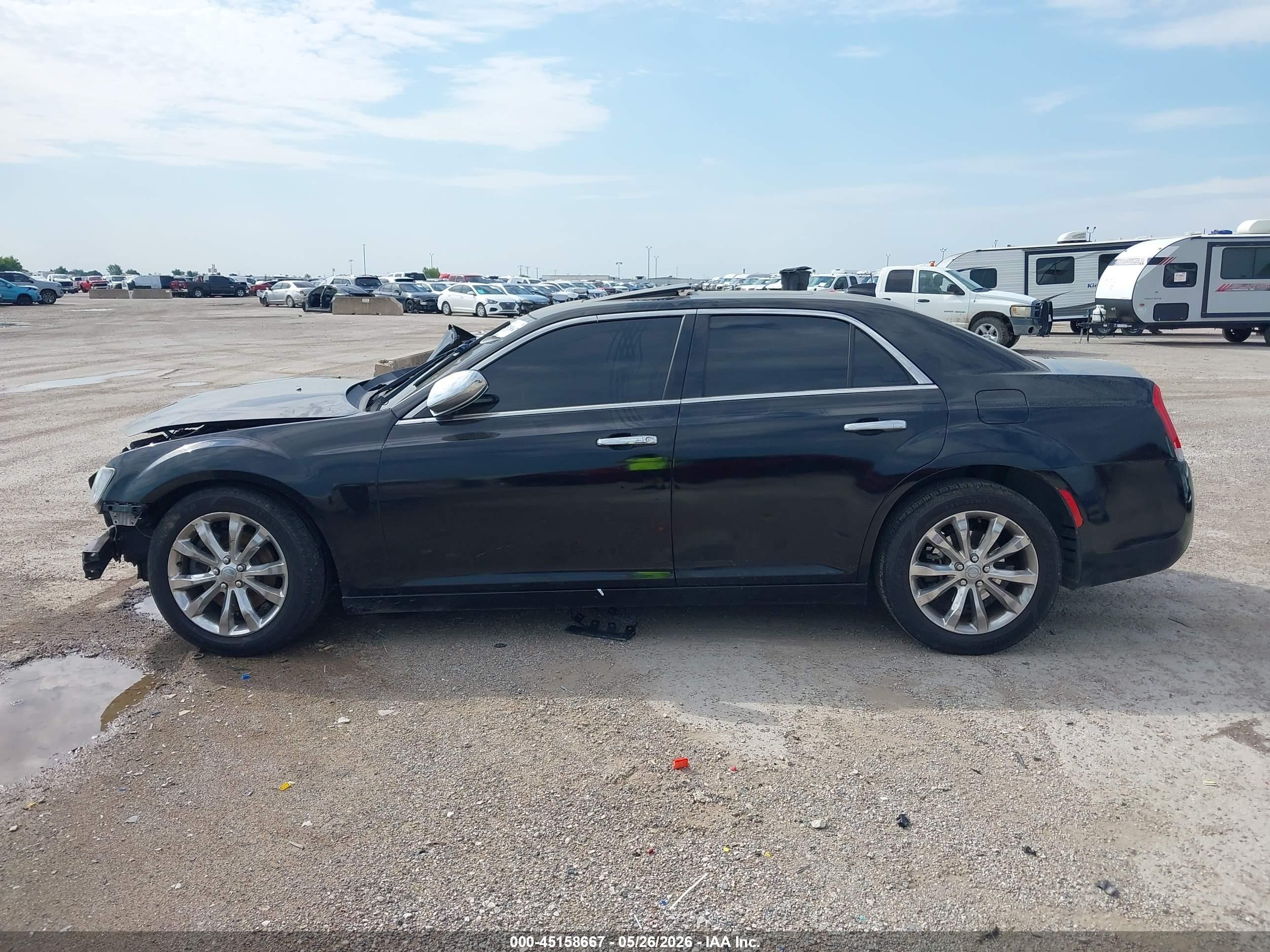 2015 Chrysler 300c Platinum Awd Black vin: 2C3CCASG0FH833181