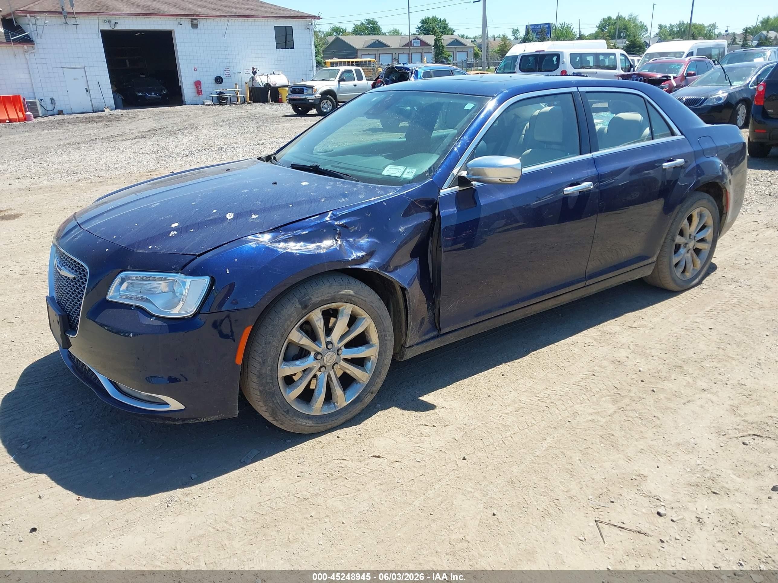 2015 Chrysler 300c Platinum Awd Синий vin: 2C3CCASG5FH773219
