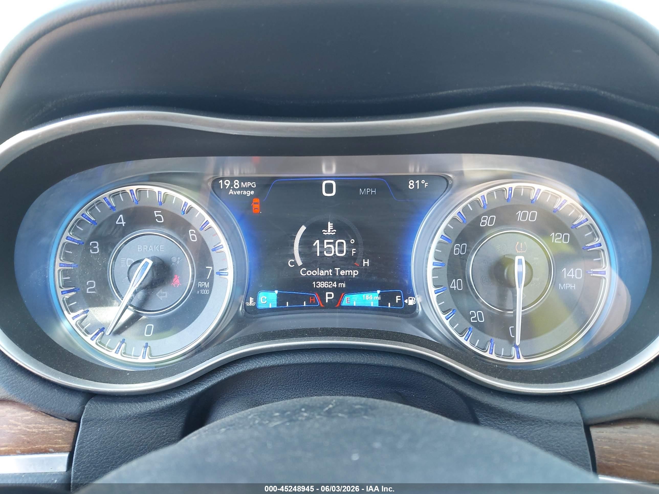 2015 Chrysler 300c Platinum Awd Синий vin: 2C3CCASG5FH773219