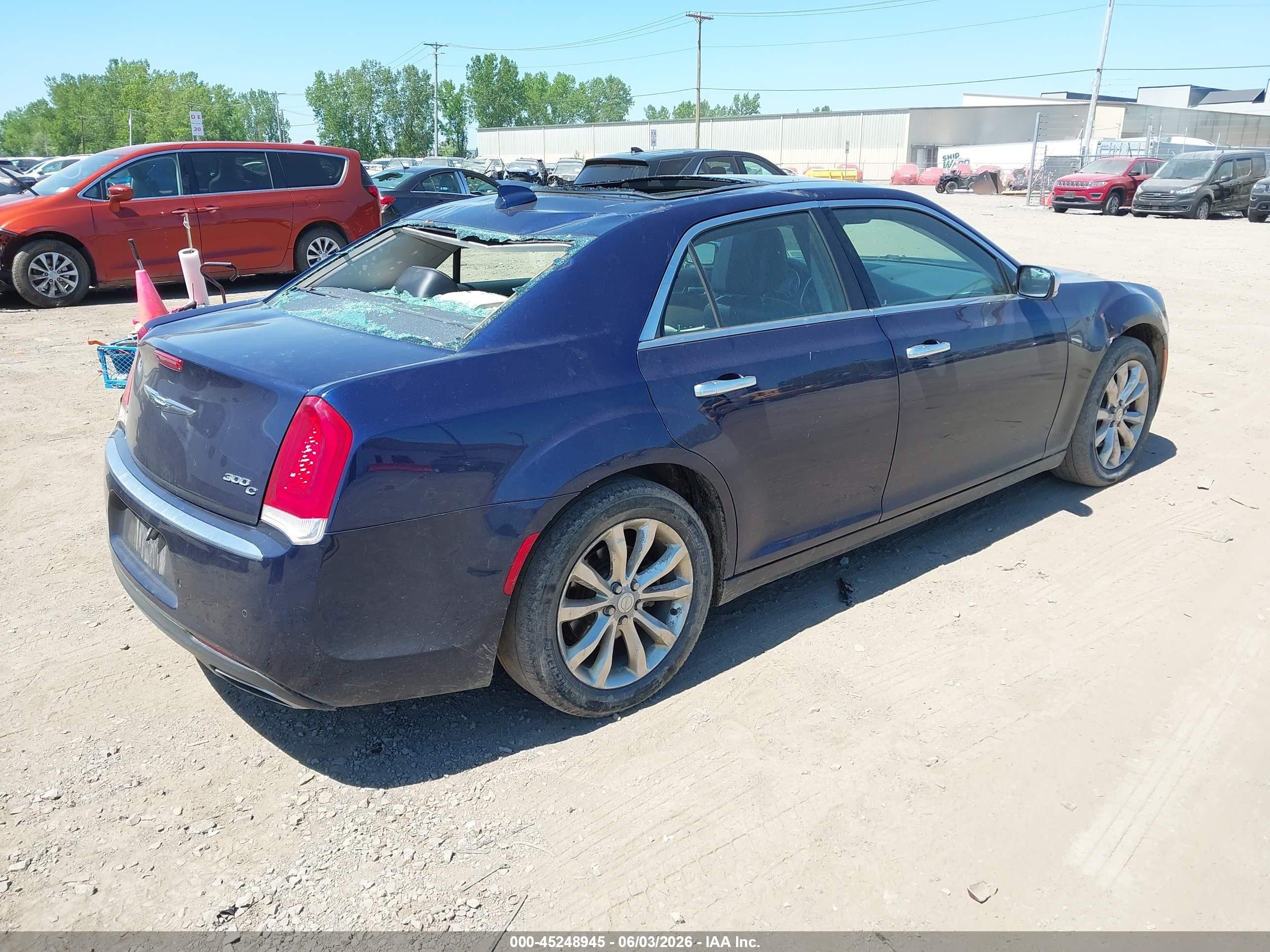 2015 Chrysler 300c Platinum Awd Синий vin: 2C3CCASG5FH773219